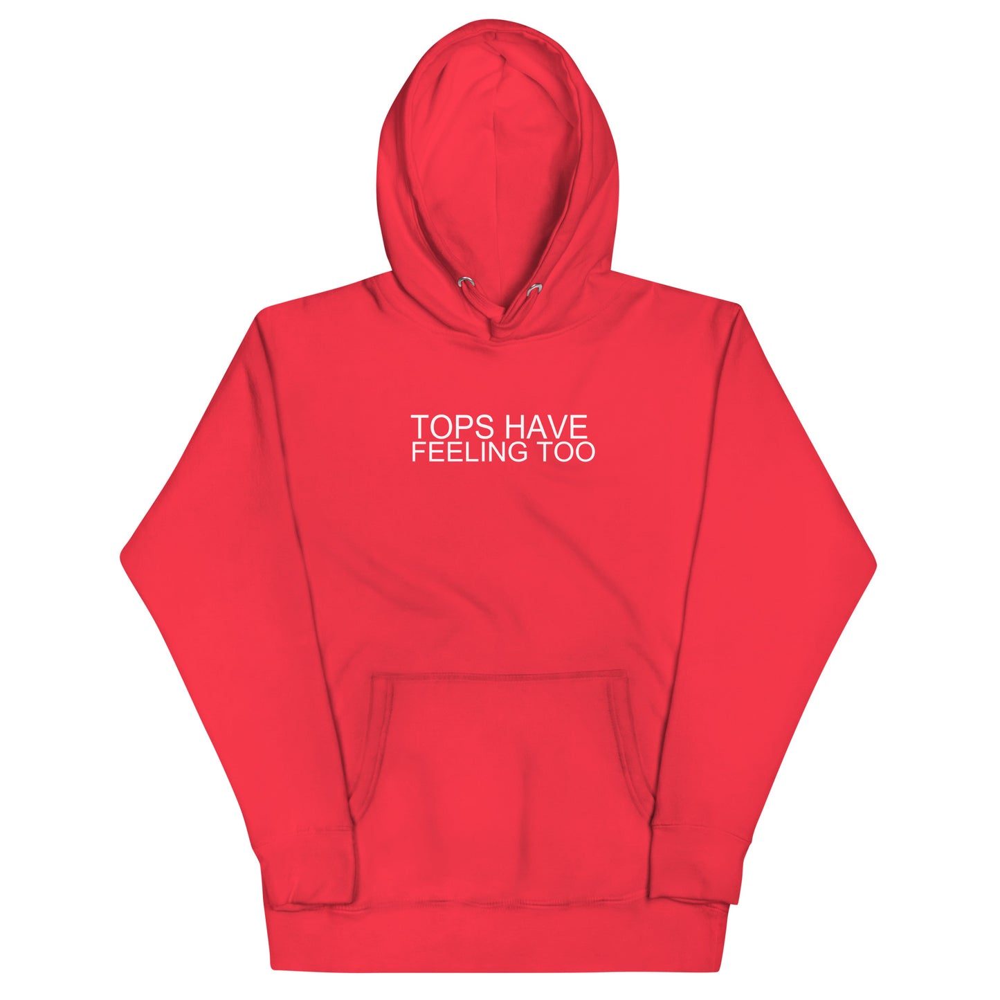 Tops Have Feeling Too Hoodie - Red