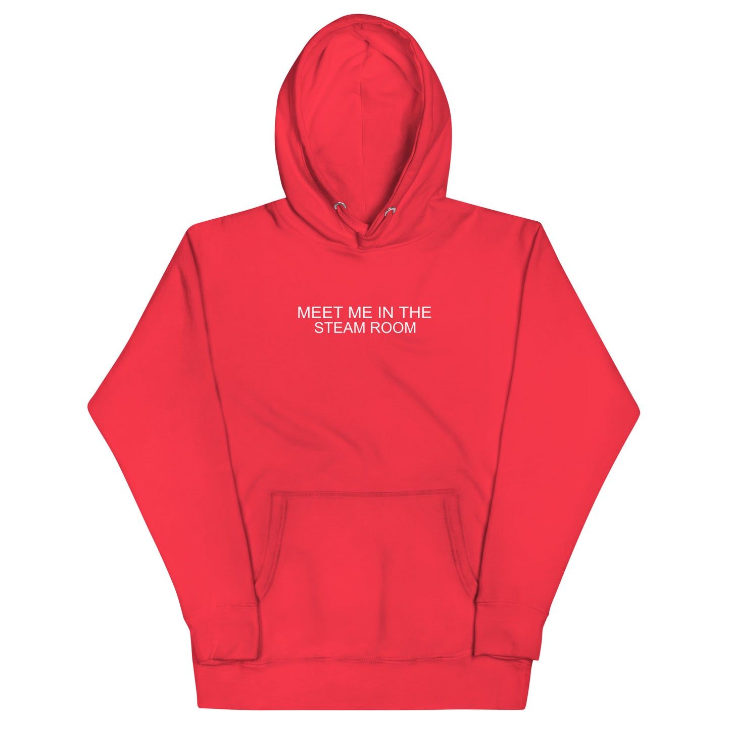 Meet Me In The Steam Room Hoodie - Red