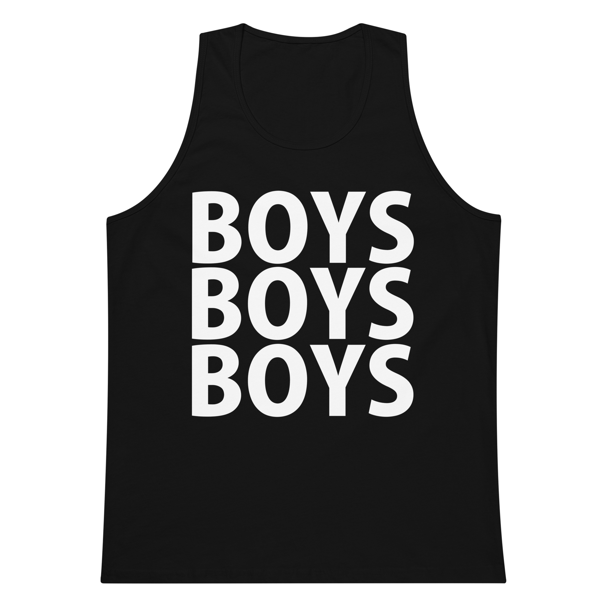 Boys Boys Boys Tank Top - Black