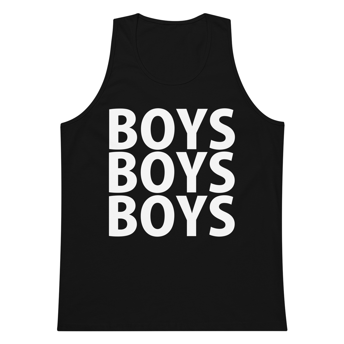 Boys Boys Boys Tank Top - Black