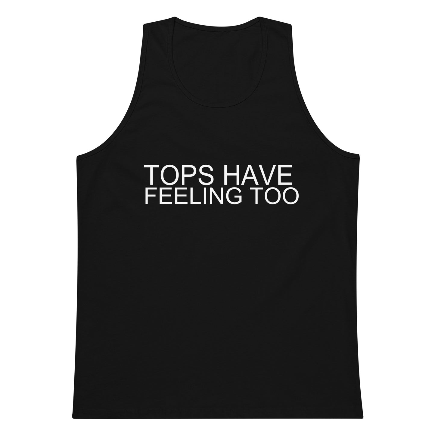 Tops Have Feeling Too Tank Top - Black