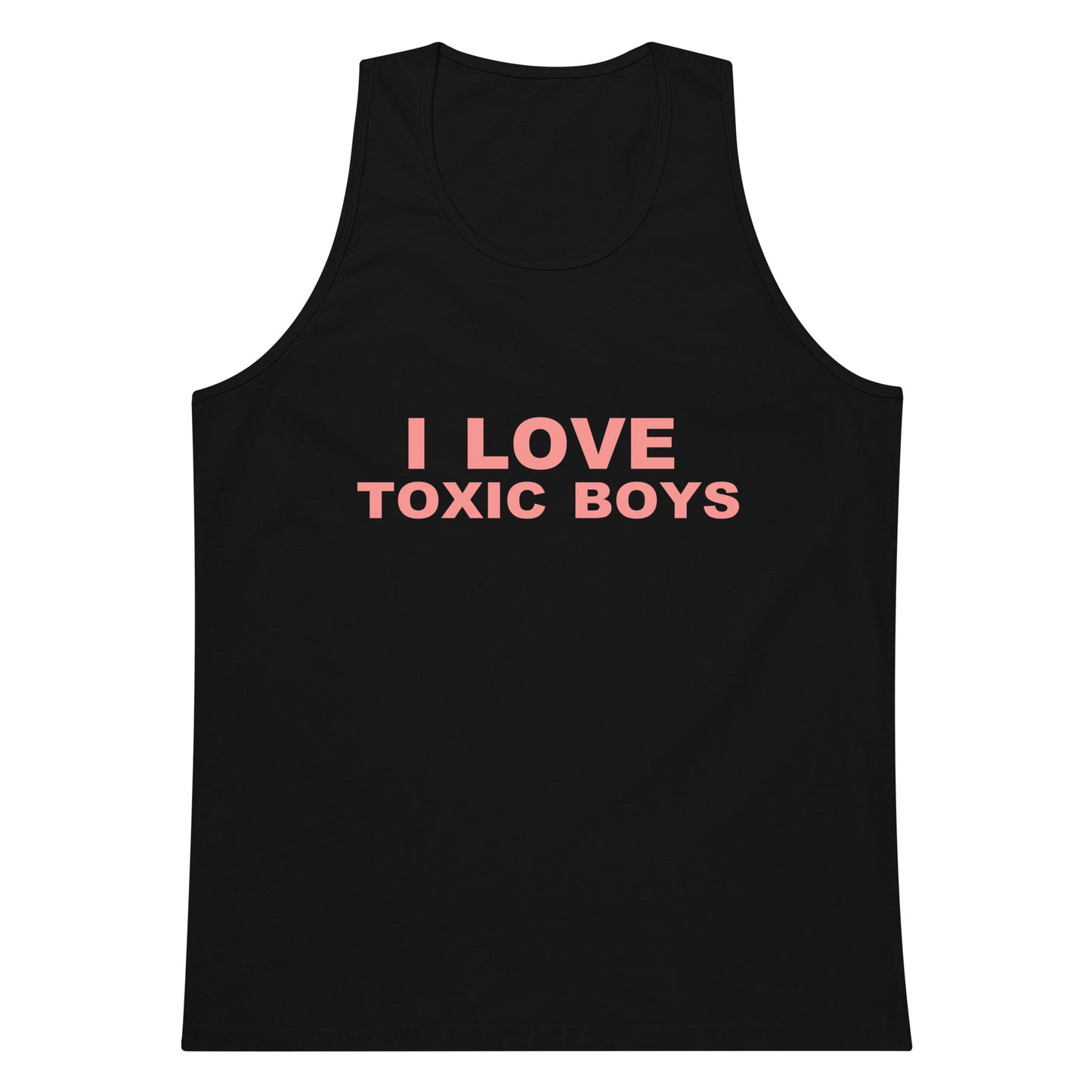 I Love Toxic Boys Tank Top - Black