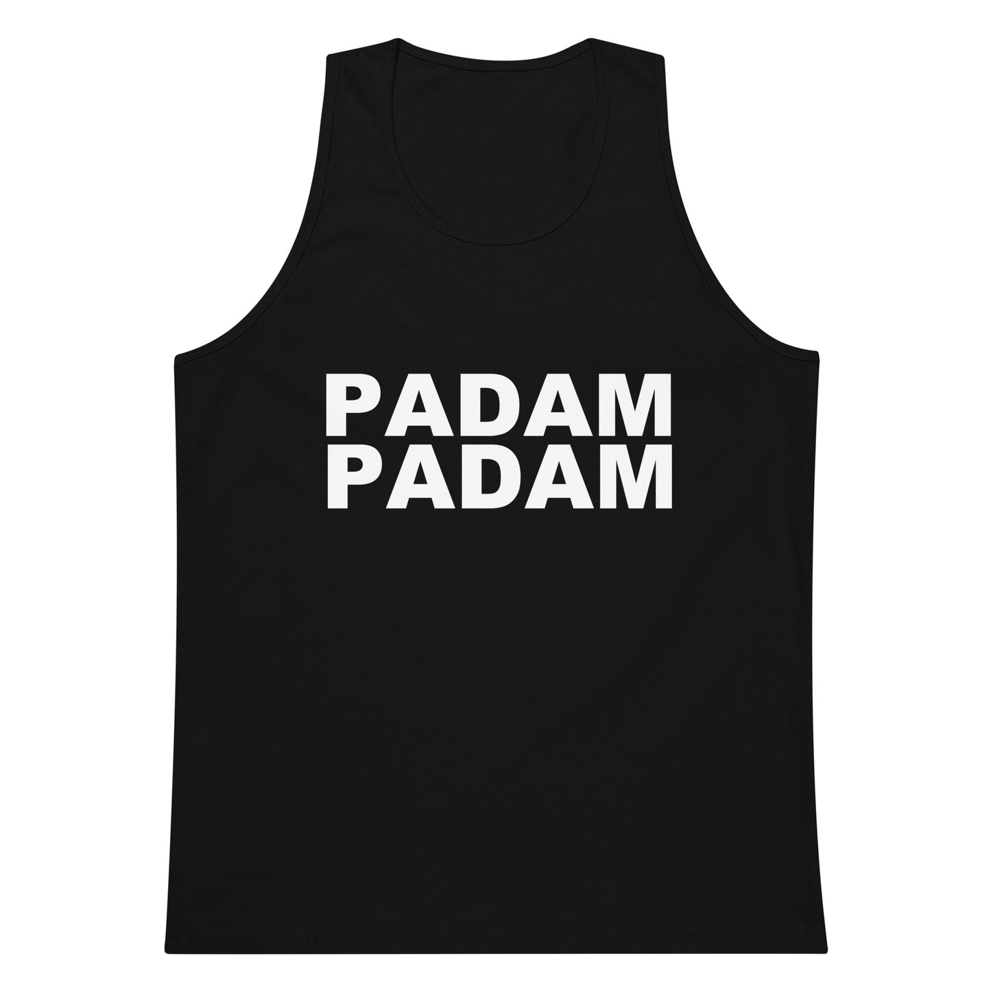 Padam Padam Tank Top - Black