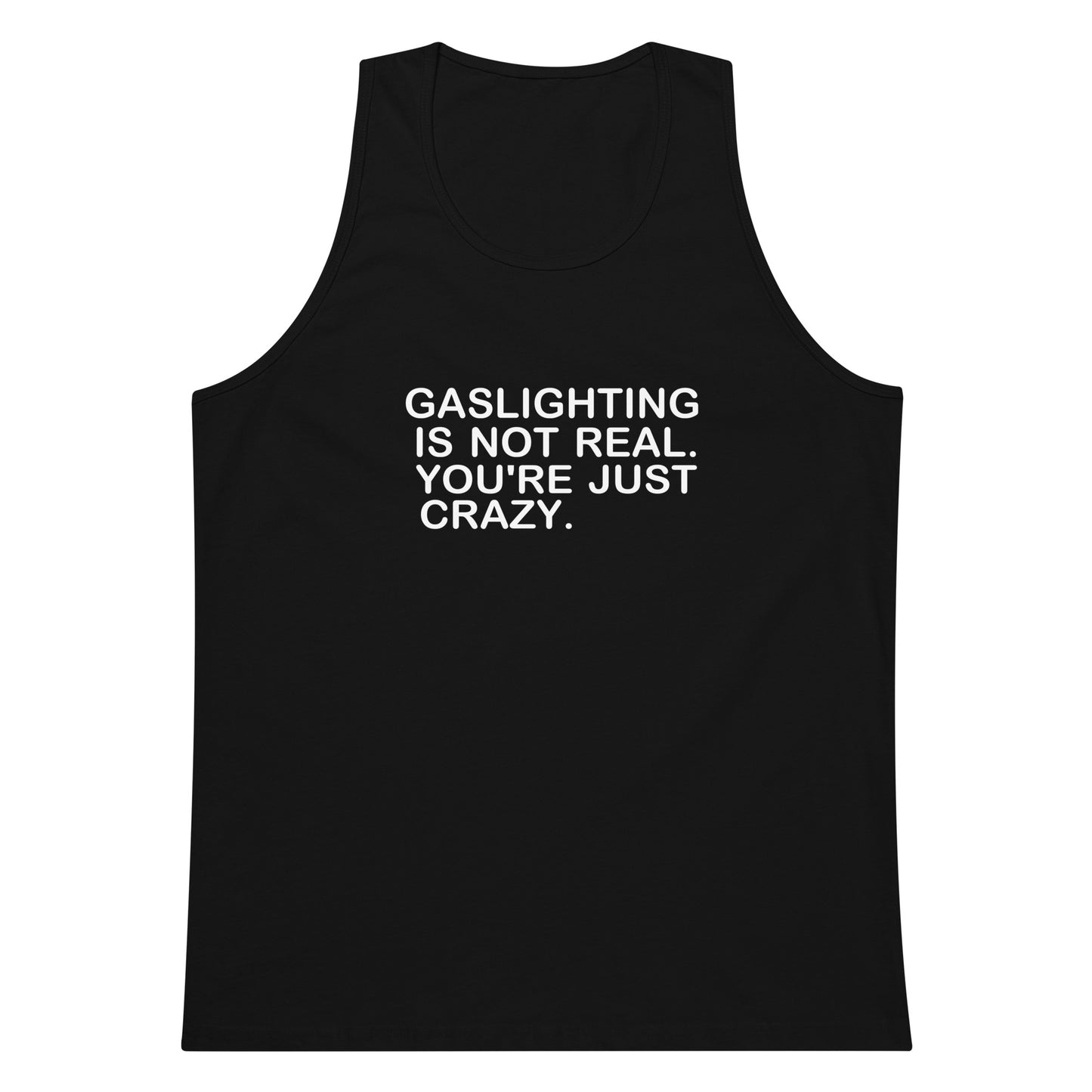 Gaslighting Tank Top - Black