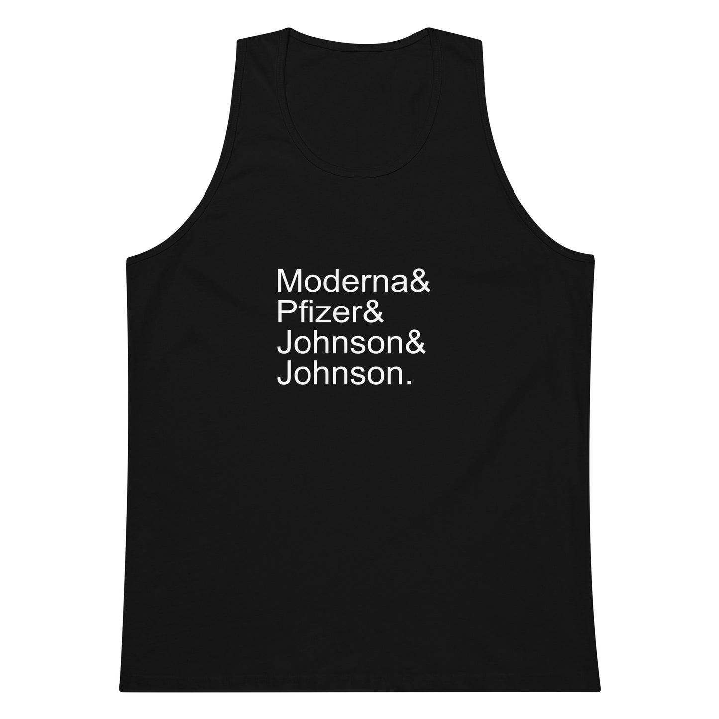 Vaccine Tank Top - Black