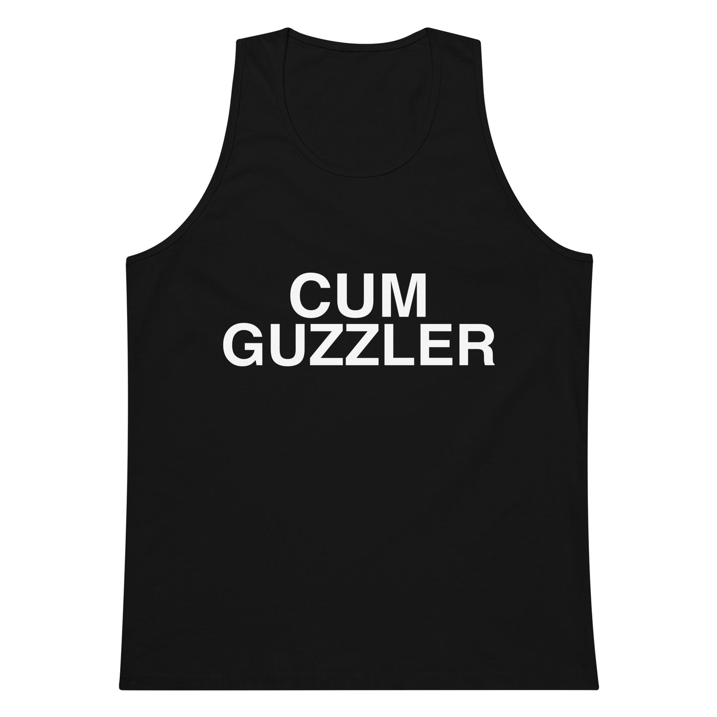 Cum Guzzler Tank Top - Black