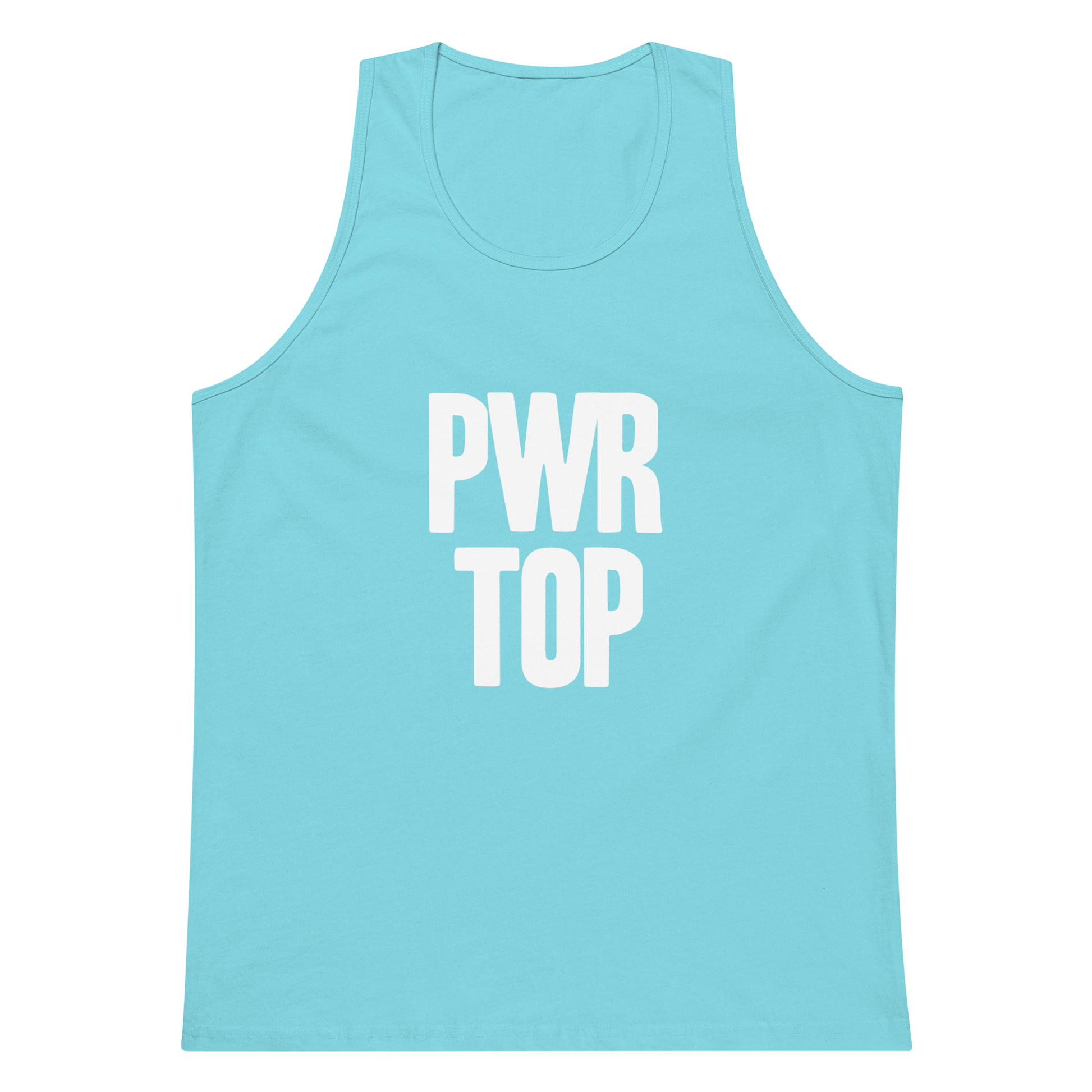 PWR Top Tank Top - Aqua