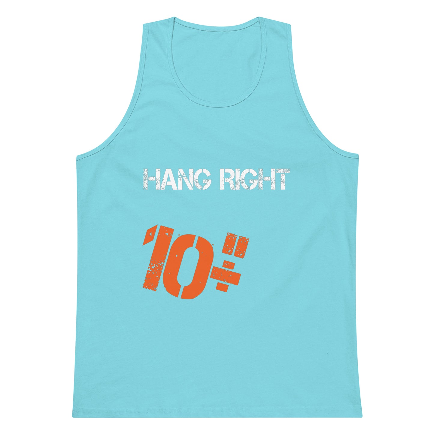 Hang Right 10 Tank Top - Pacific Blue