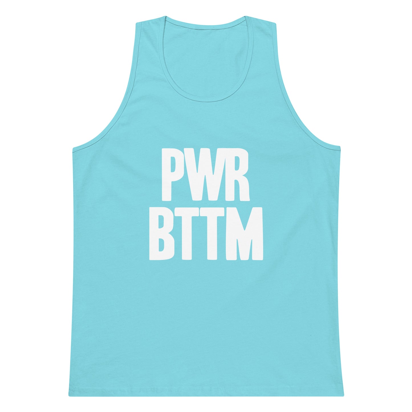 PWR BTTM Tank Top - Pacific Blue