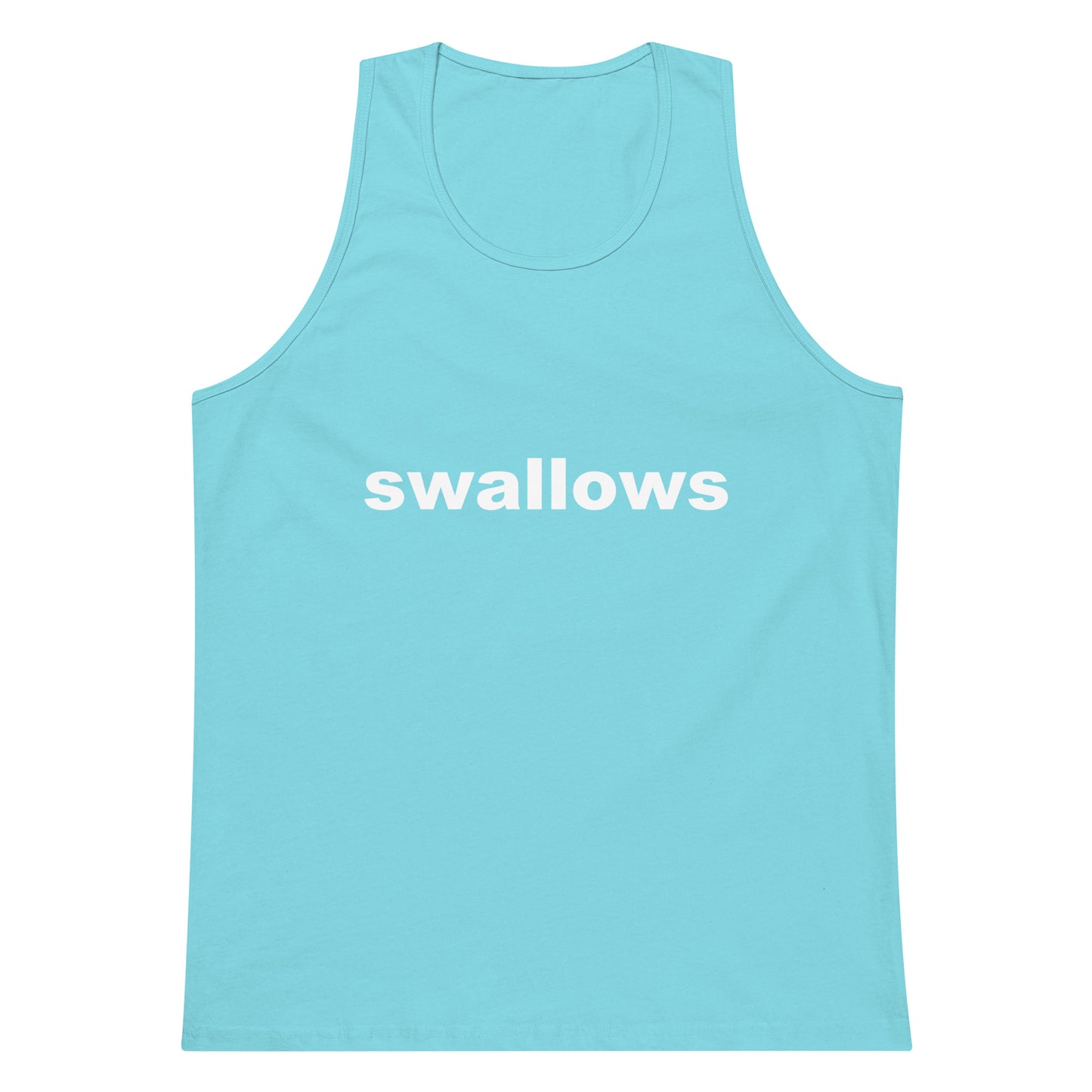 Swallows Tank Top - Pacific Blue