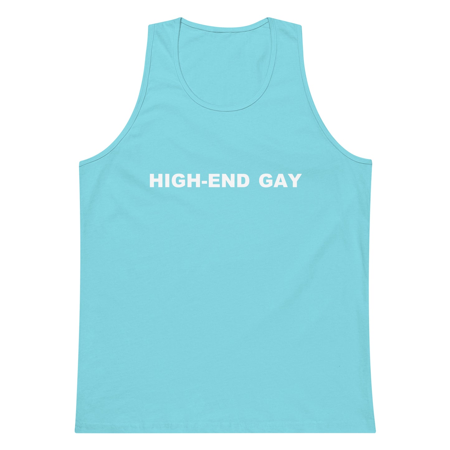 High-End Gay Tank Top - Pacific Blue