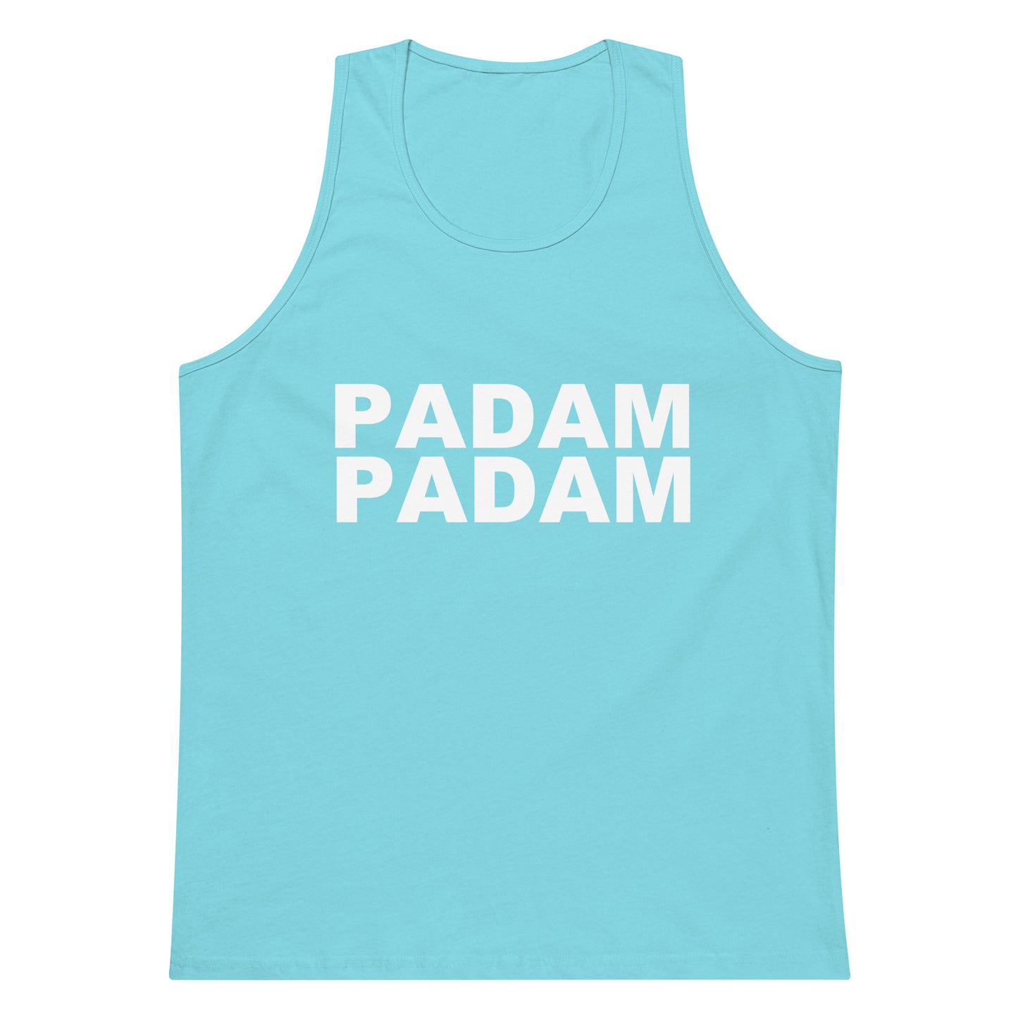 Padam Padam Tank Top - Pacific Blue
