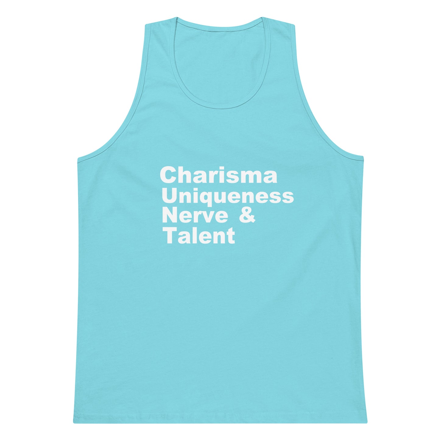 C.U.N.T. Tank Top - Pacific Blue
