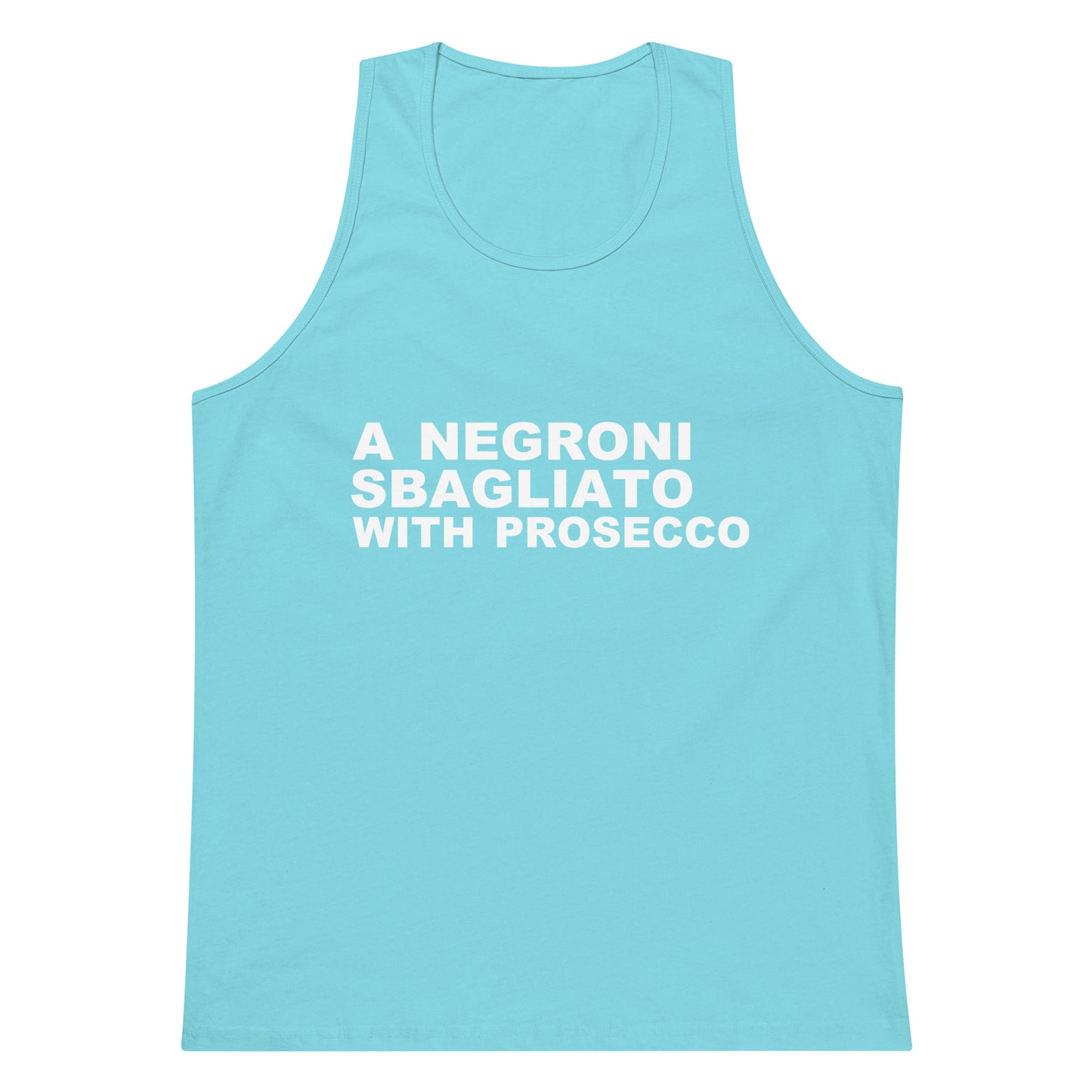 A Negroni Sbagliato With Prosecco Tank Top - Pacific Blue