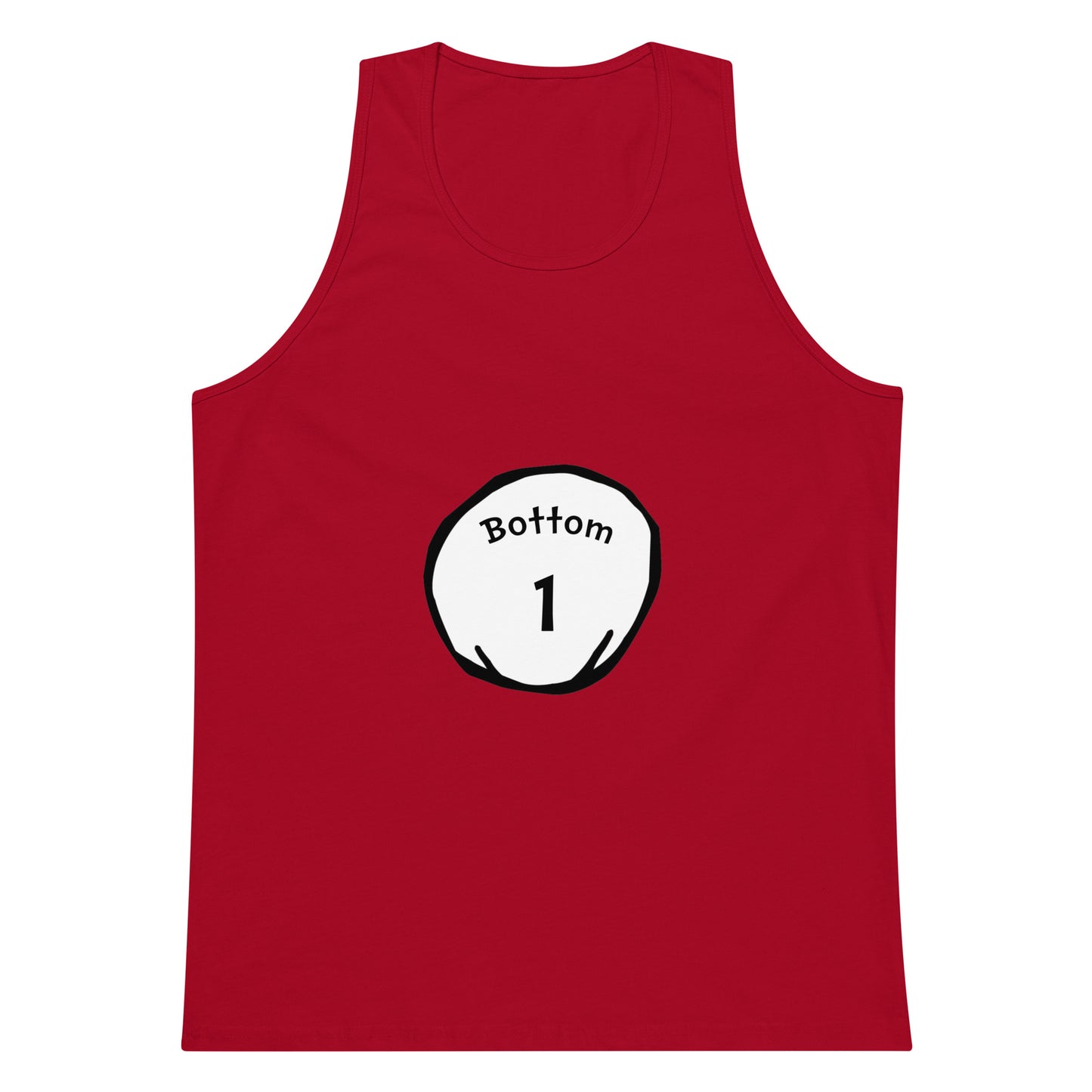 Bottom 1 Tank Top - Red