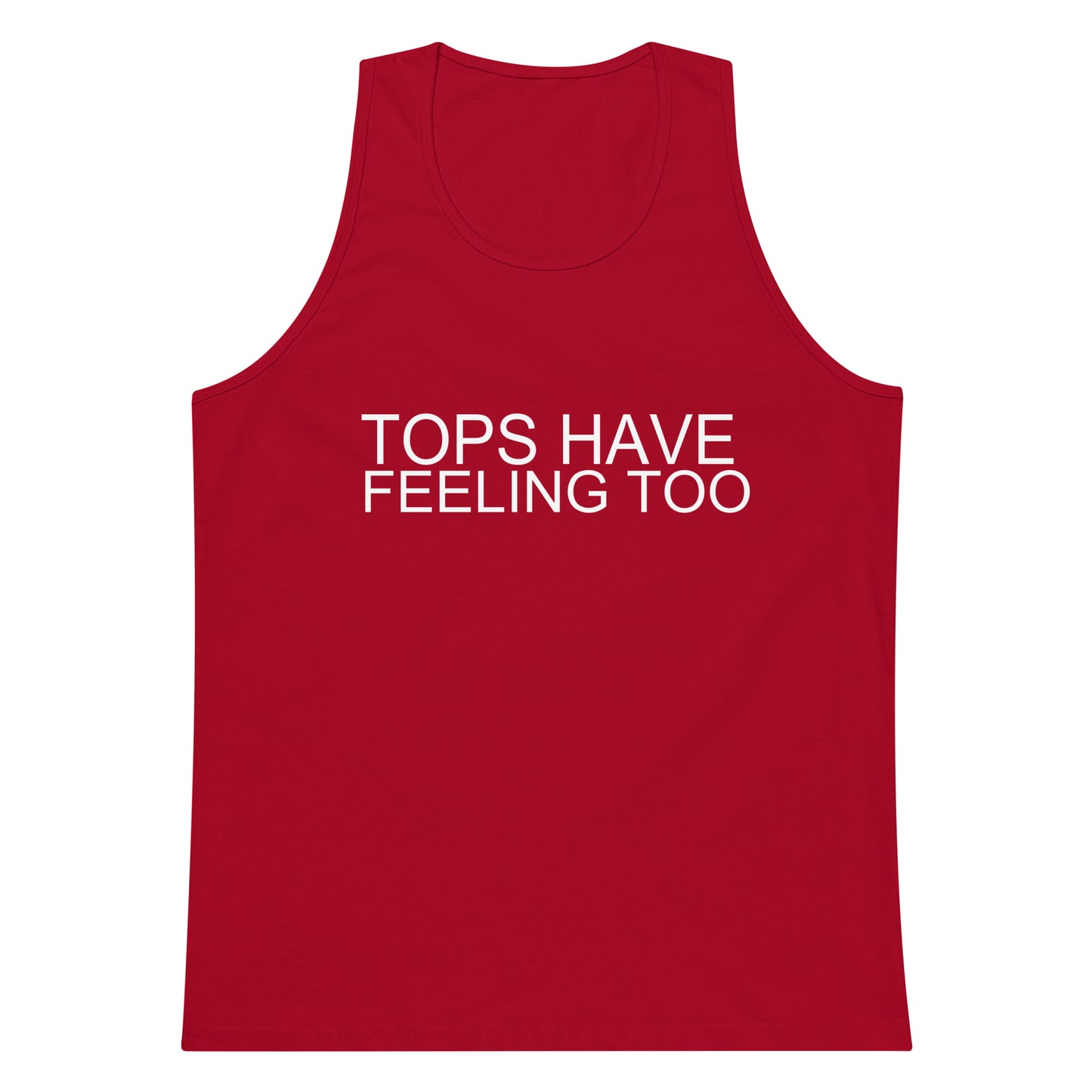 Tops Have Feeling Too Tank Top - Red