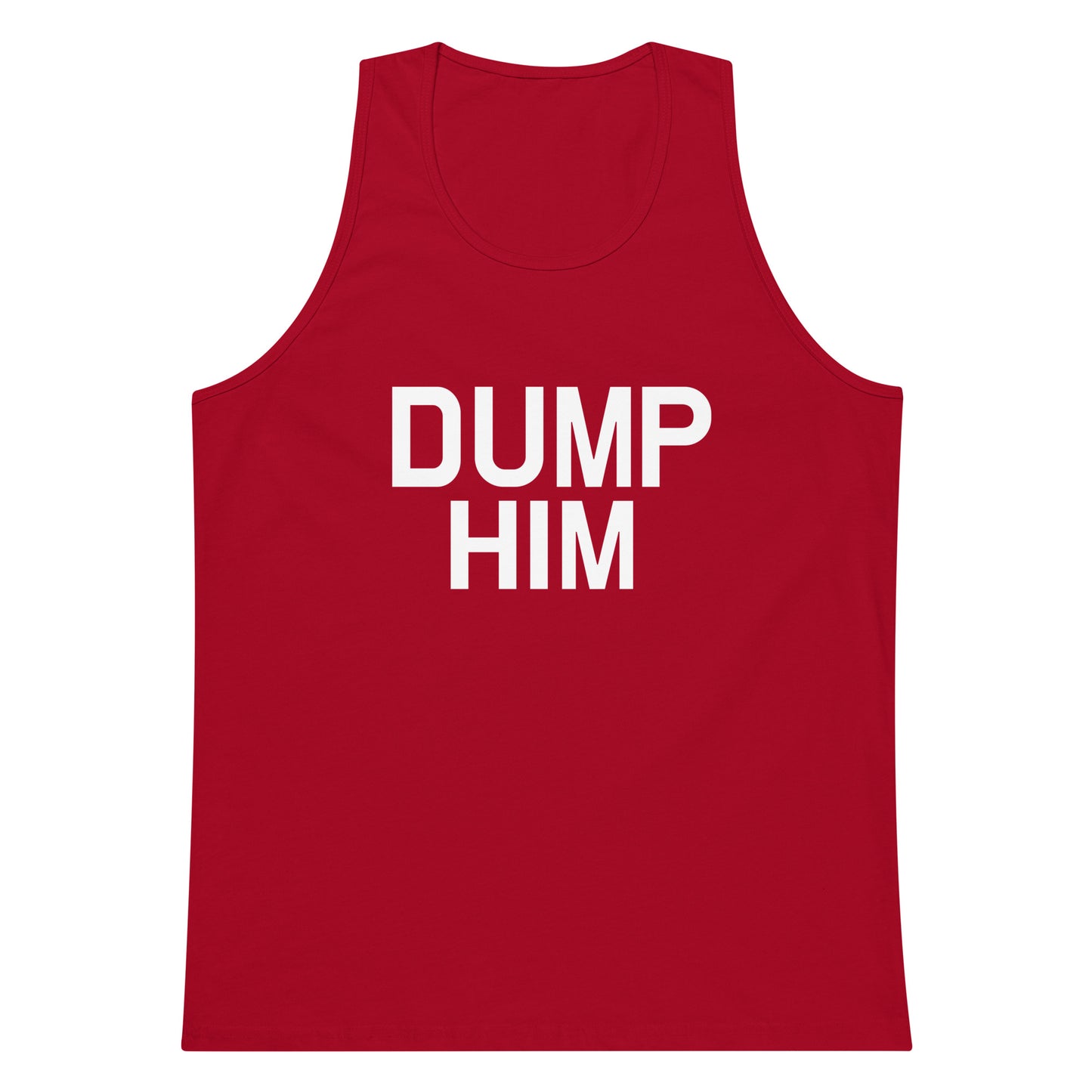 Dump Him Tank Top - Red