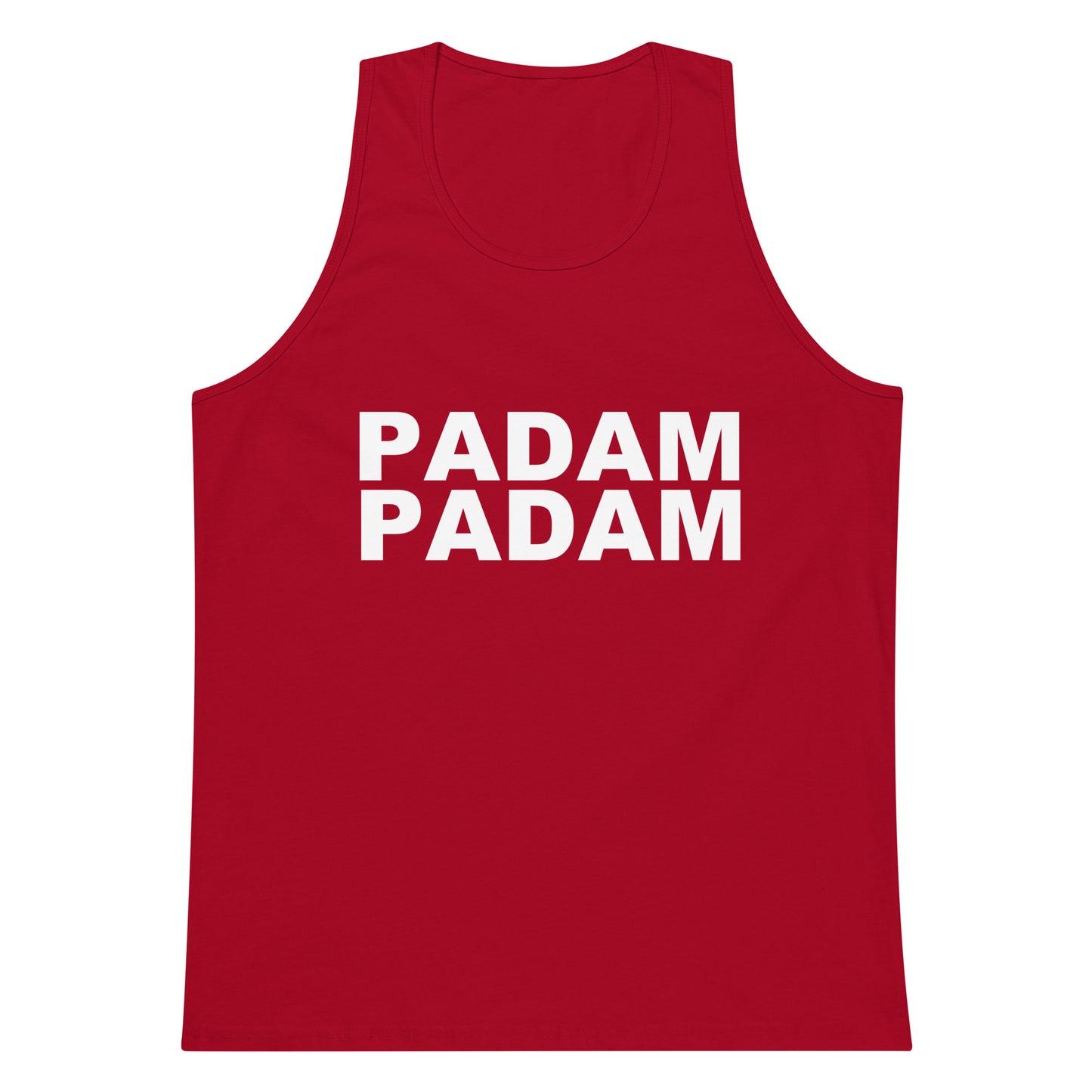 Padam Padam Tank Top - Red