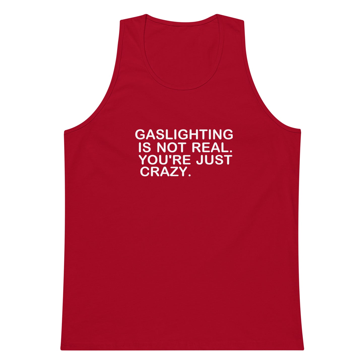 Gaslighting Tank Top - Red