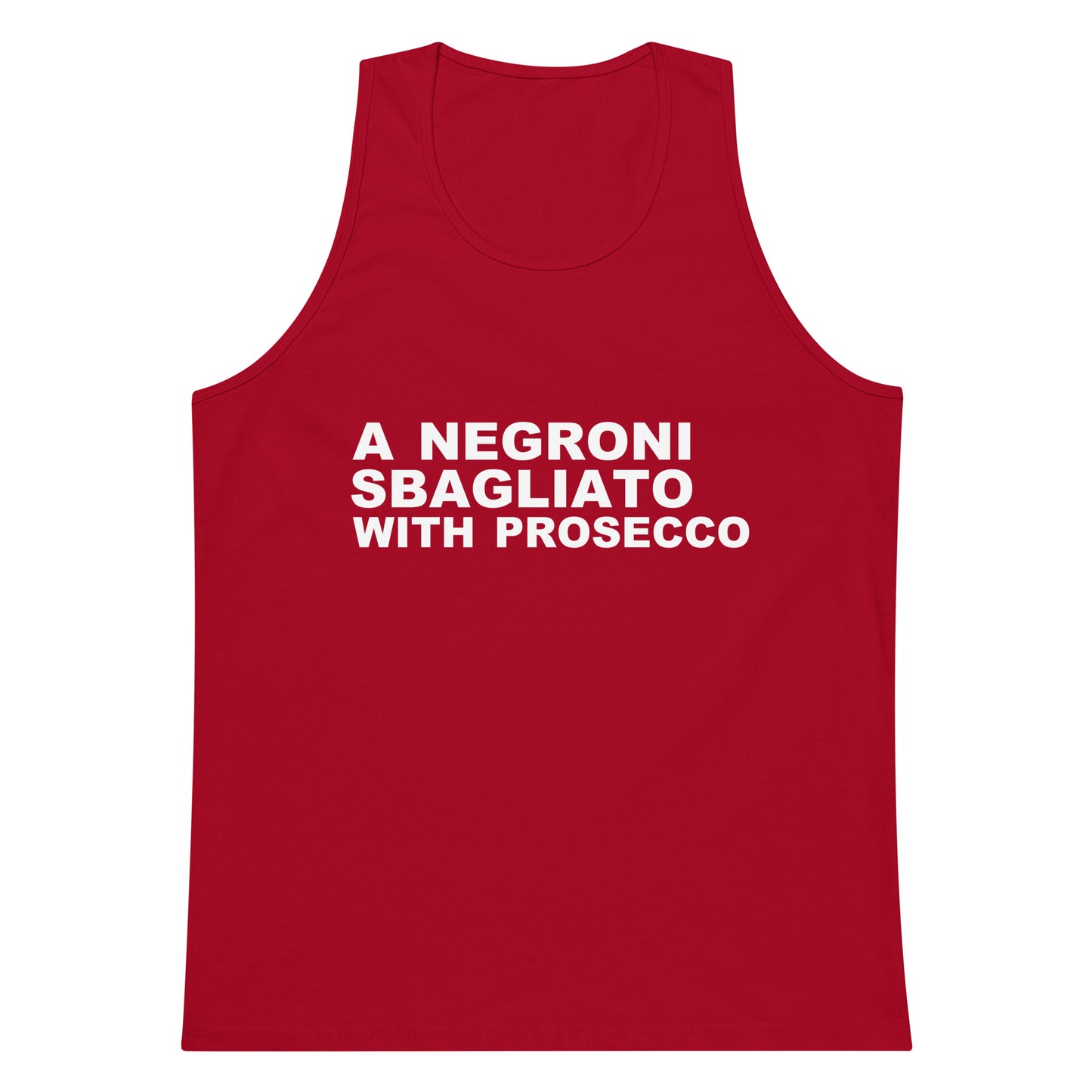 A Negroni Sbagliato With Prosecco Tank Top - Red
