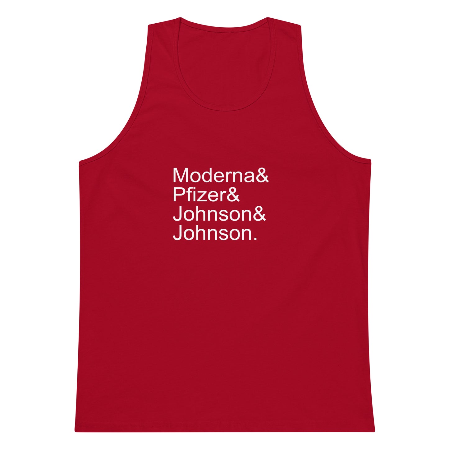 Vaccine Tank Top - Red