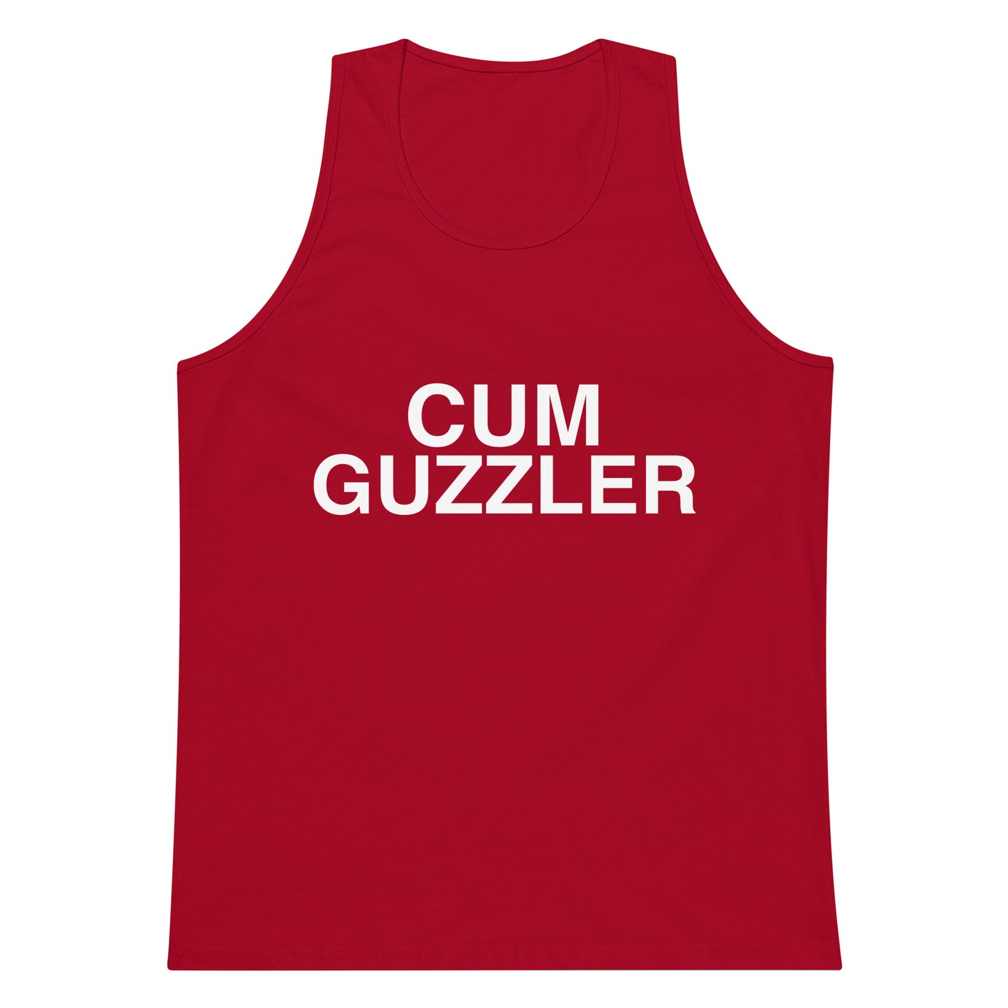 Cum Guzzler Tank Top - Red