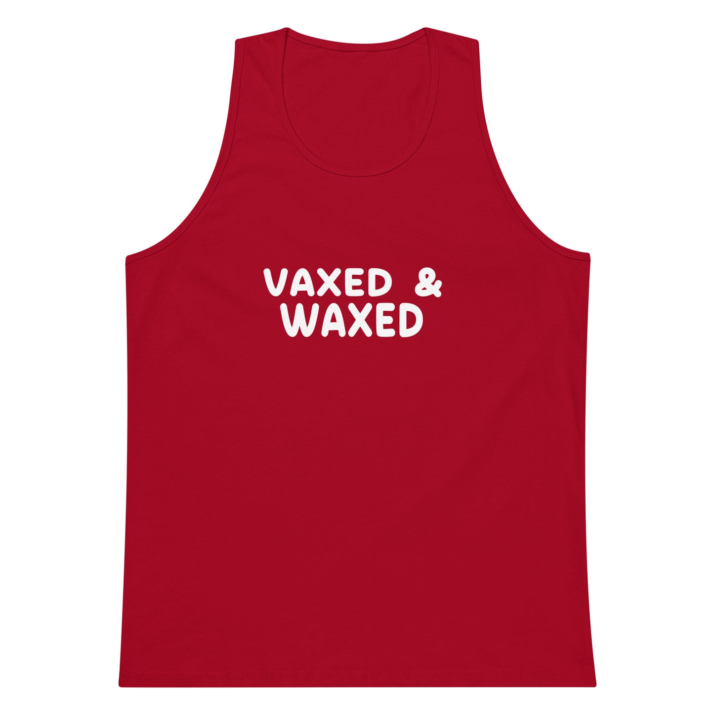 Vaxed & Waxed Tank Top - Red