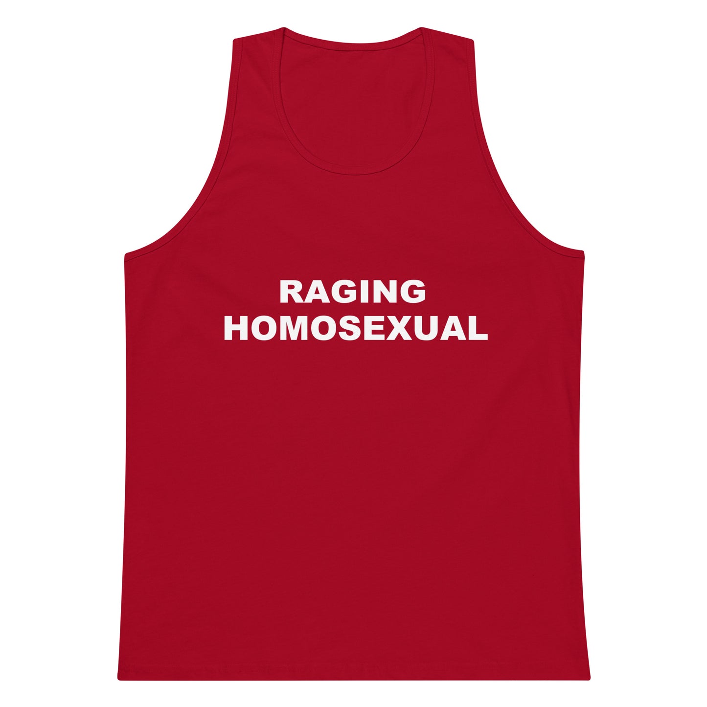 Raging Homosexual Tank Top - Red