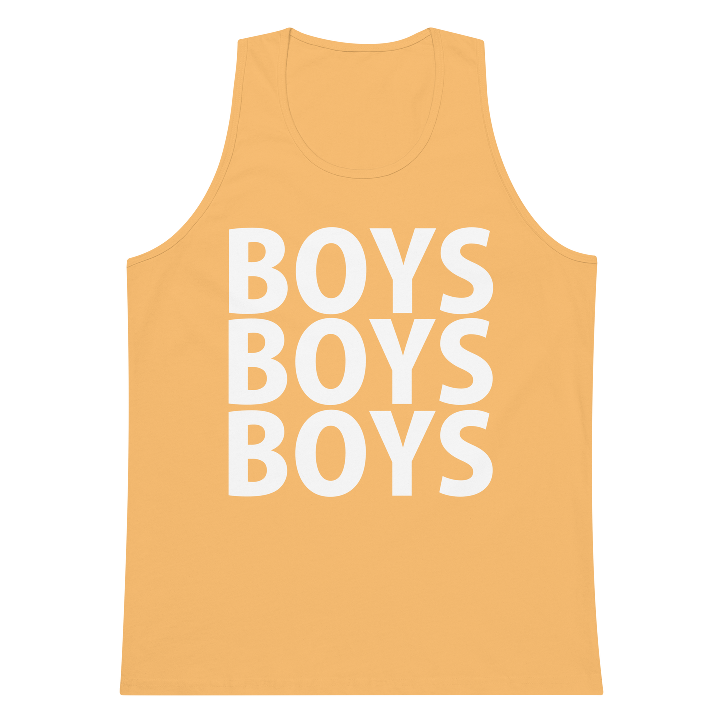 Boys Boys Boys Tank Top - Squash