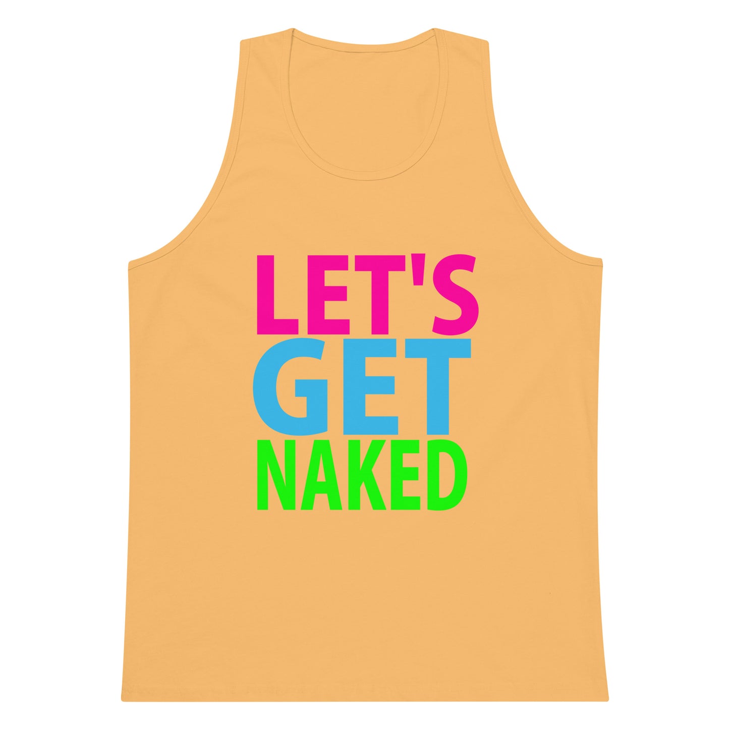 Let's Get Naked Tank Top - Squash