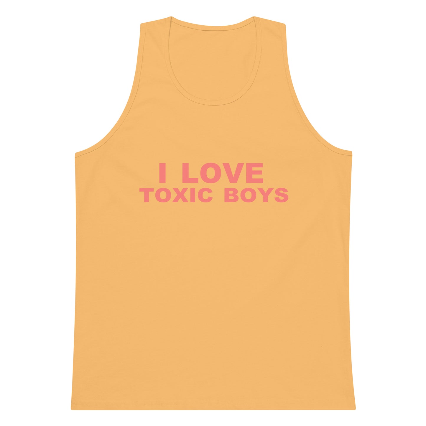 I Love Toxic Boys Tank Top - Squash