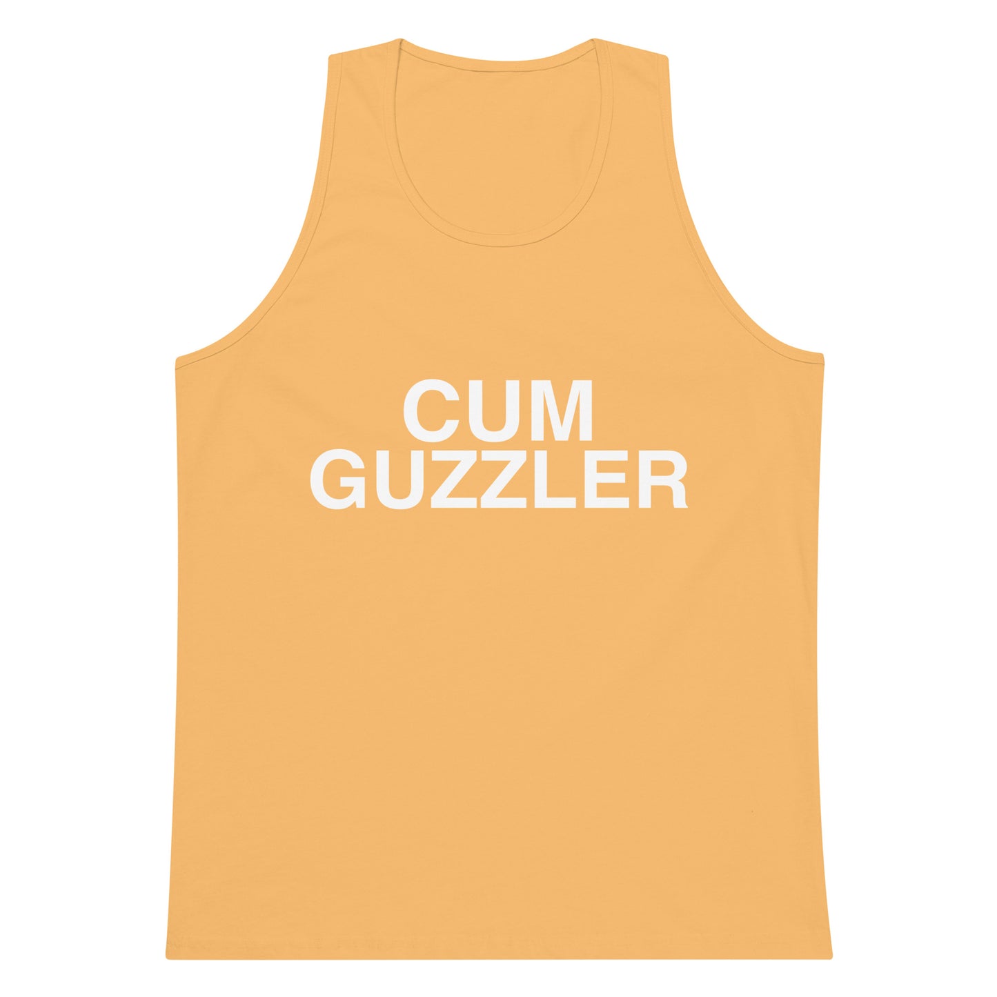 Cum Guzzler Tank Top - Squash