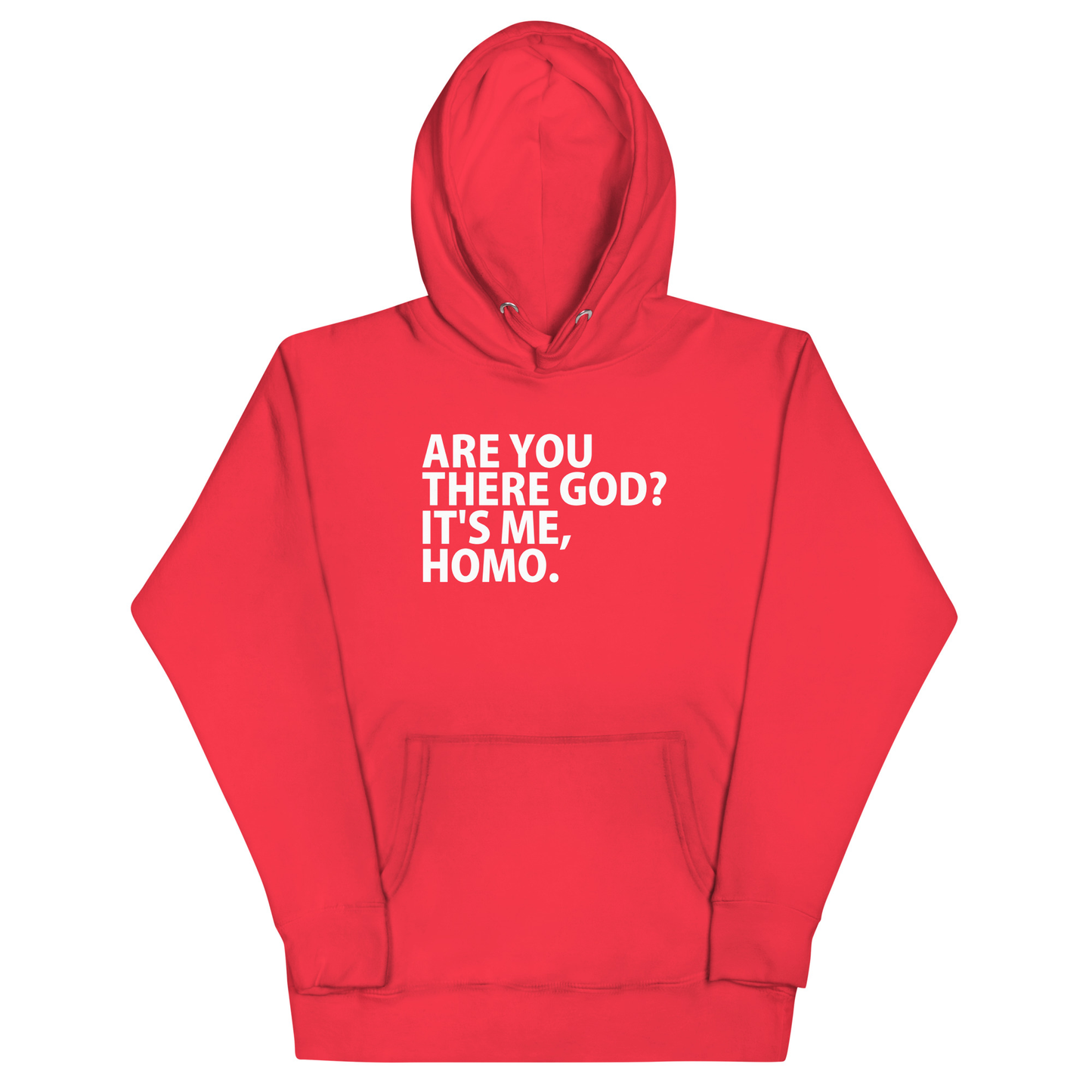 Are You There god? It's Me, HOMO Hoodie - Red