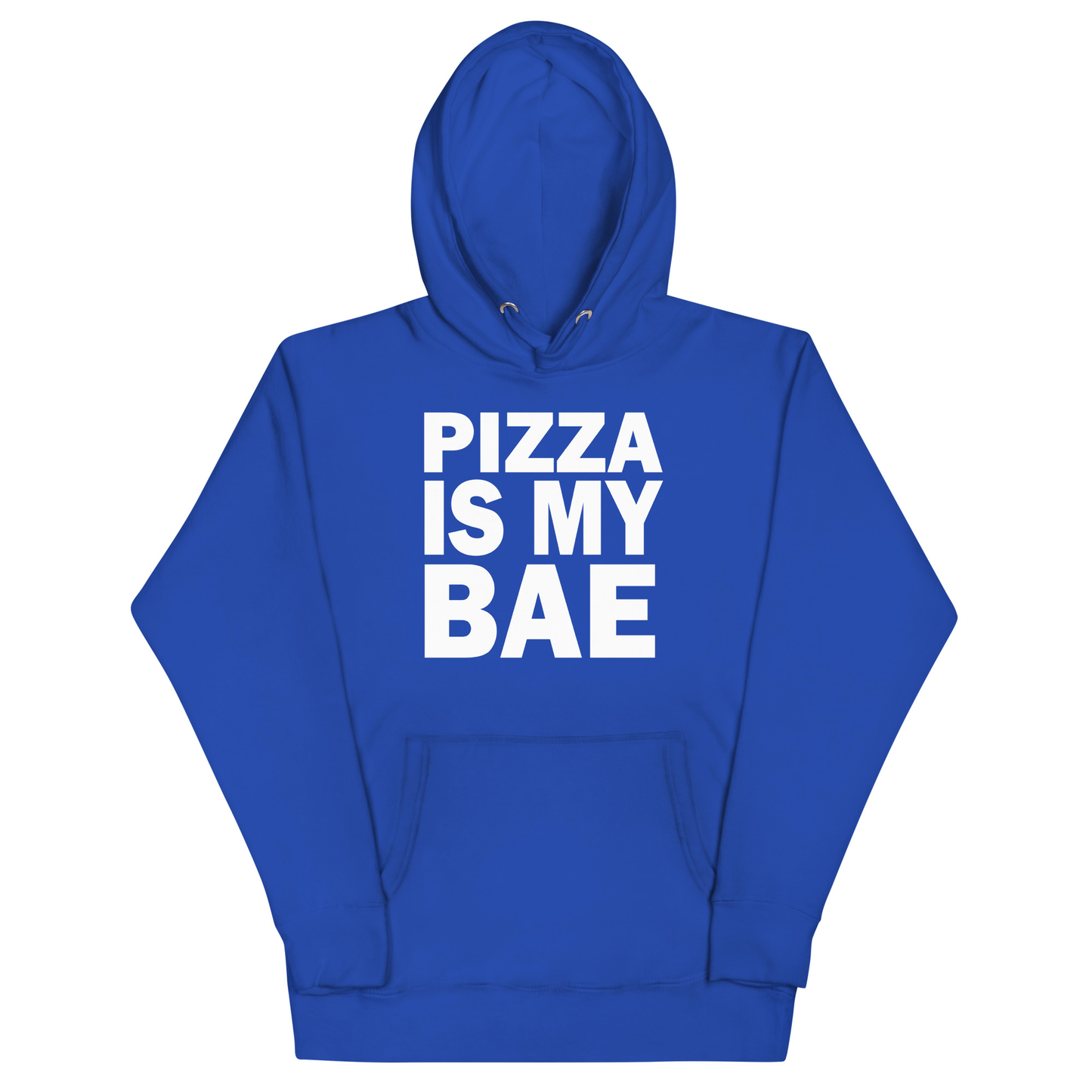 Pizza Is My Bae Hoodie - Team Royal