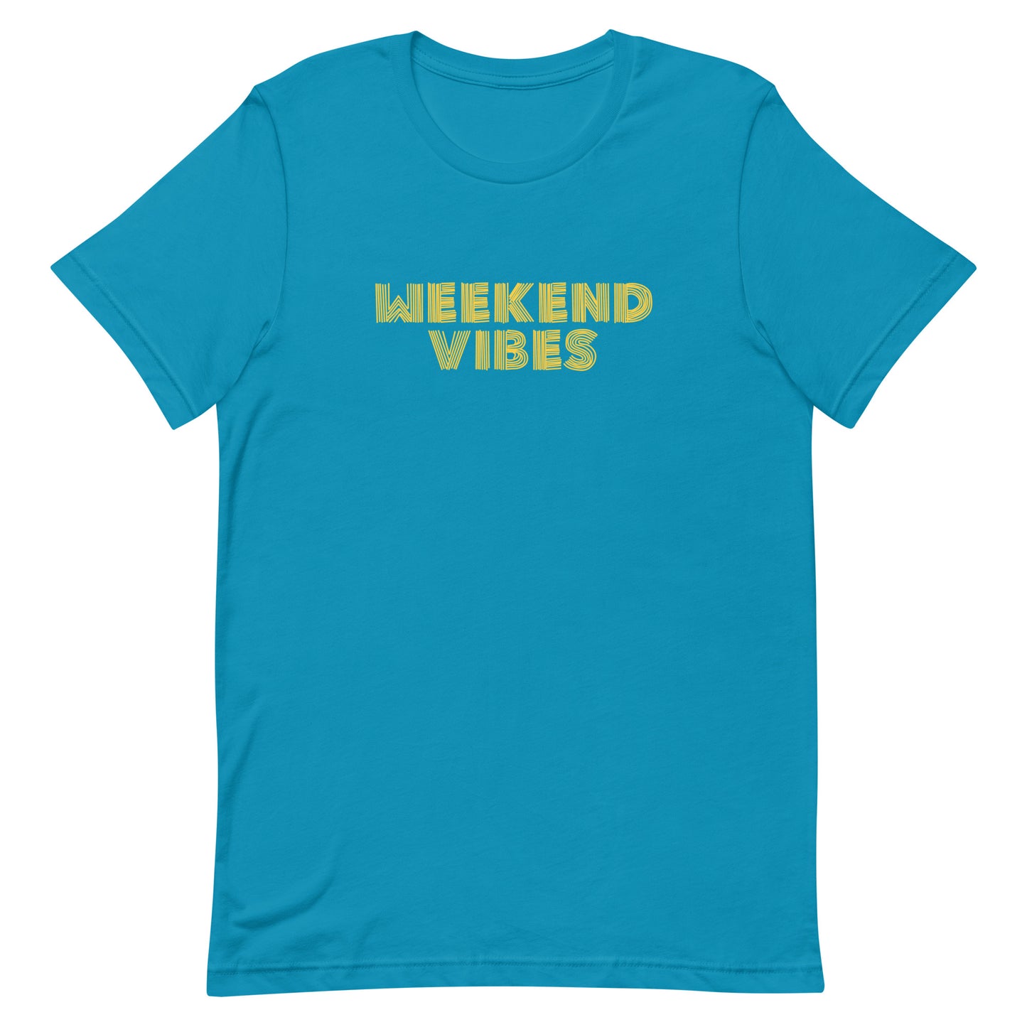 Weekend Vibes T-Shirt - Aqua