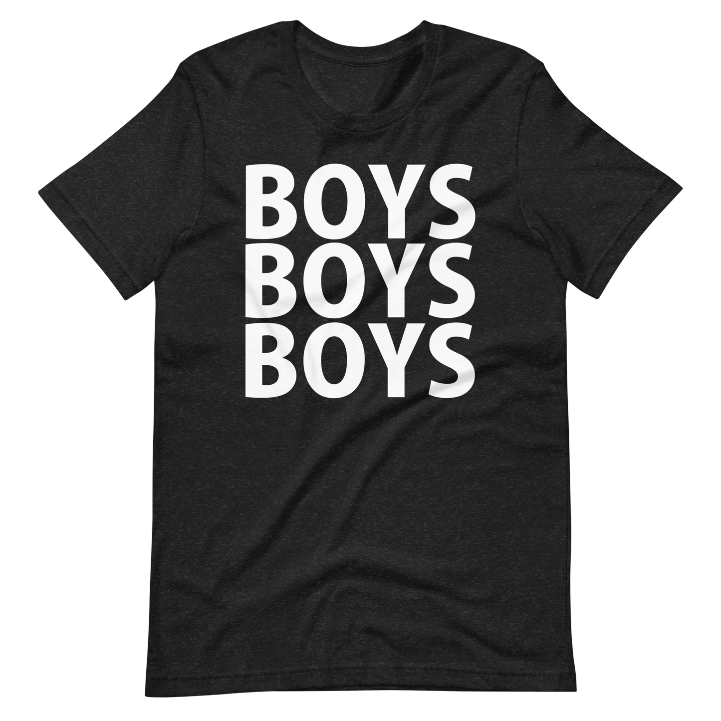 Boys Boys Boys T-Shirt - Black Heather