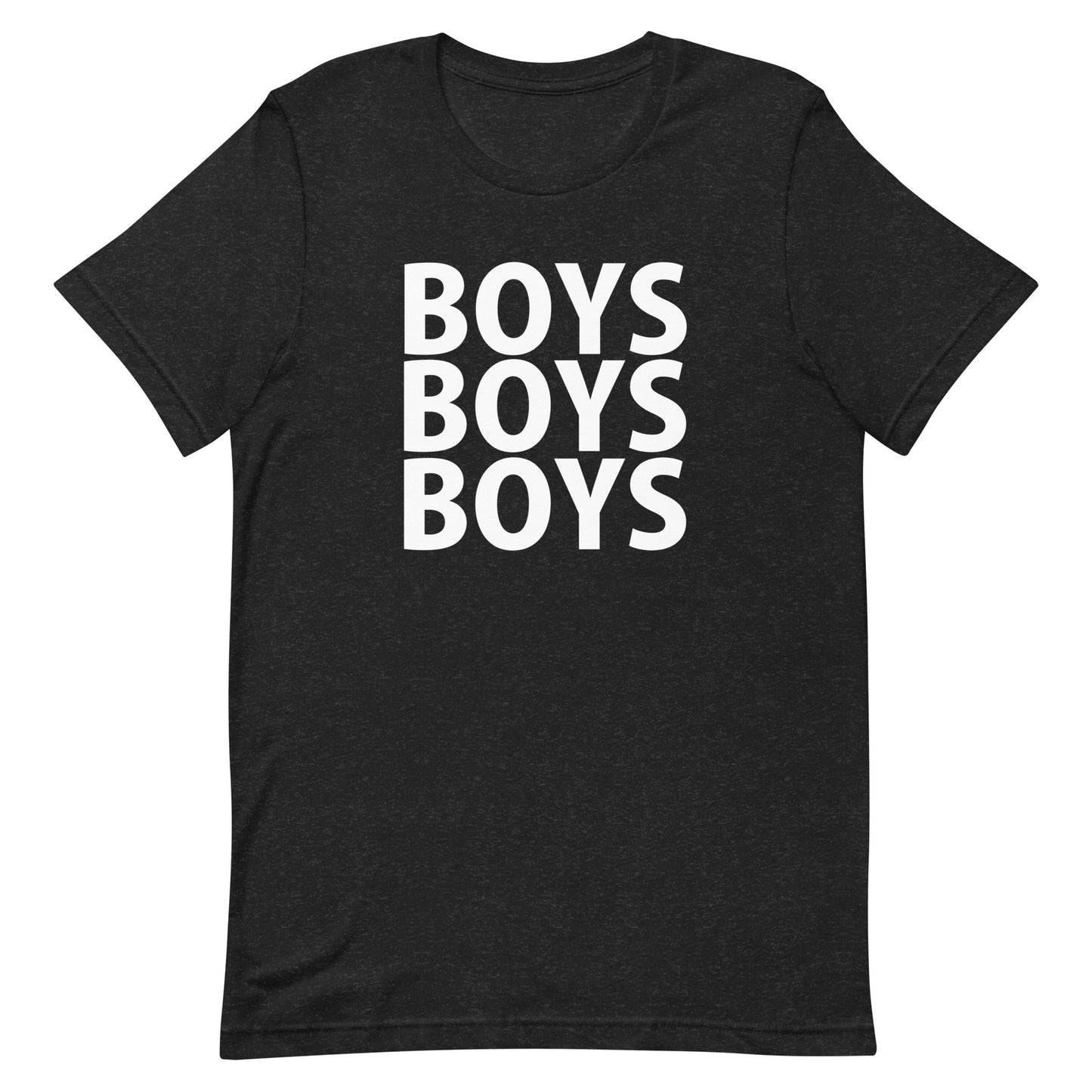 Boys Boys Boys T-Shirt - Black Heather