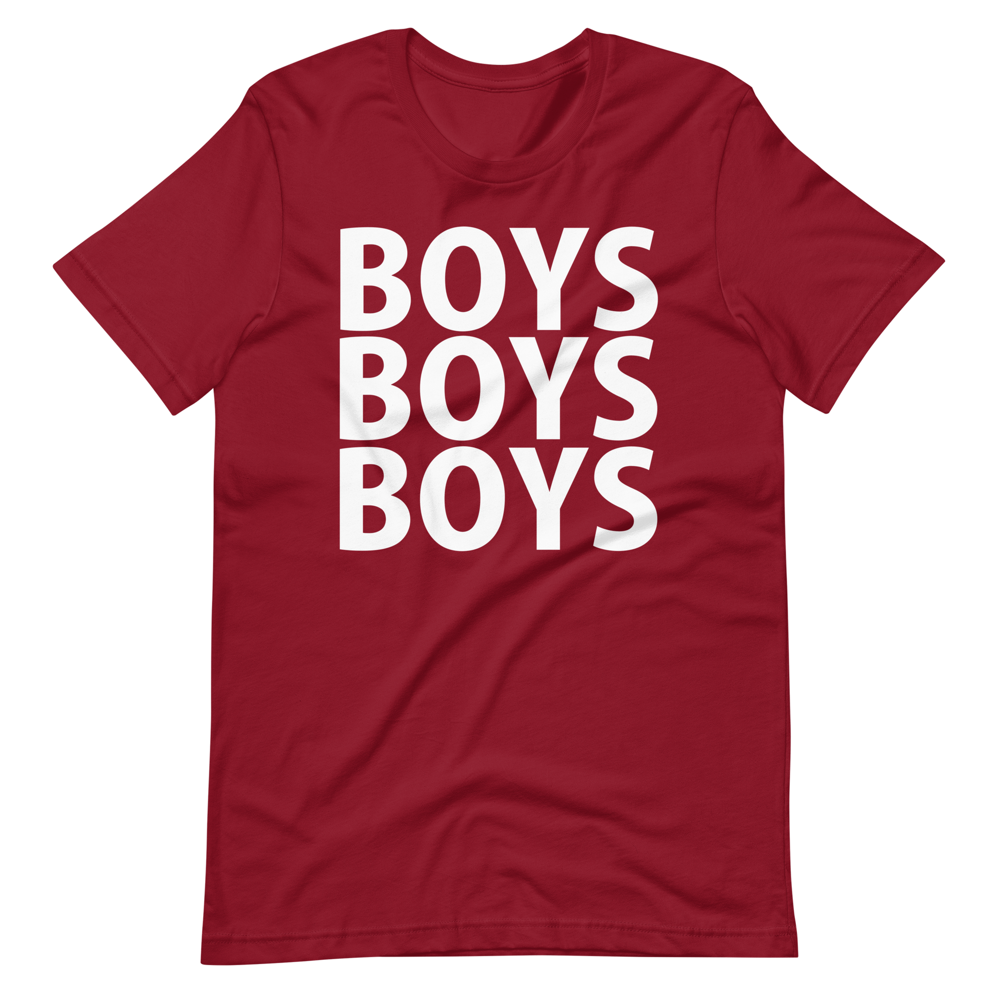Boys Boys Boys T-Shirt - Cardinal
