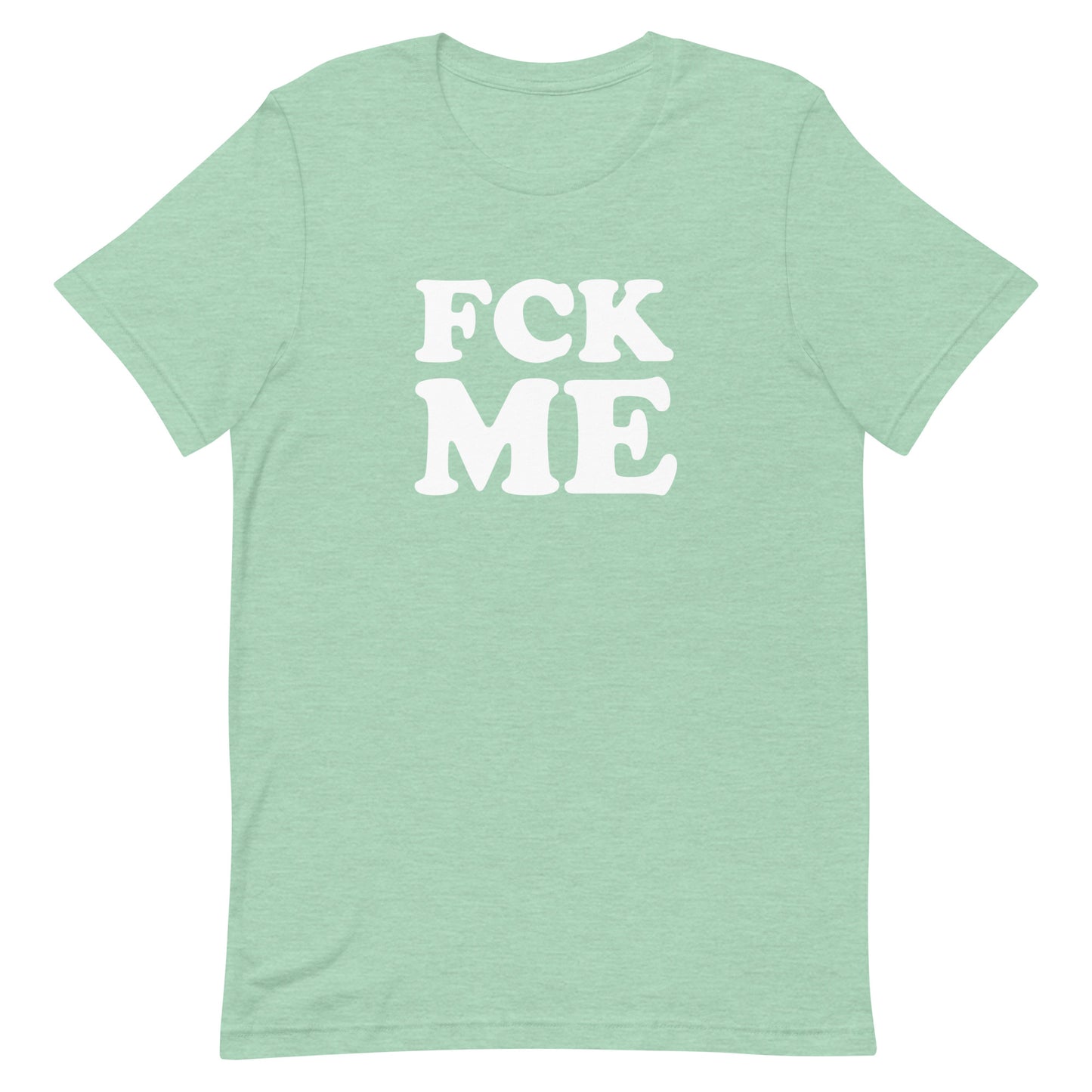 FCK Me T-Shirt - Heather Prism Mint