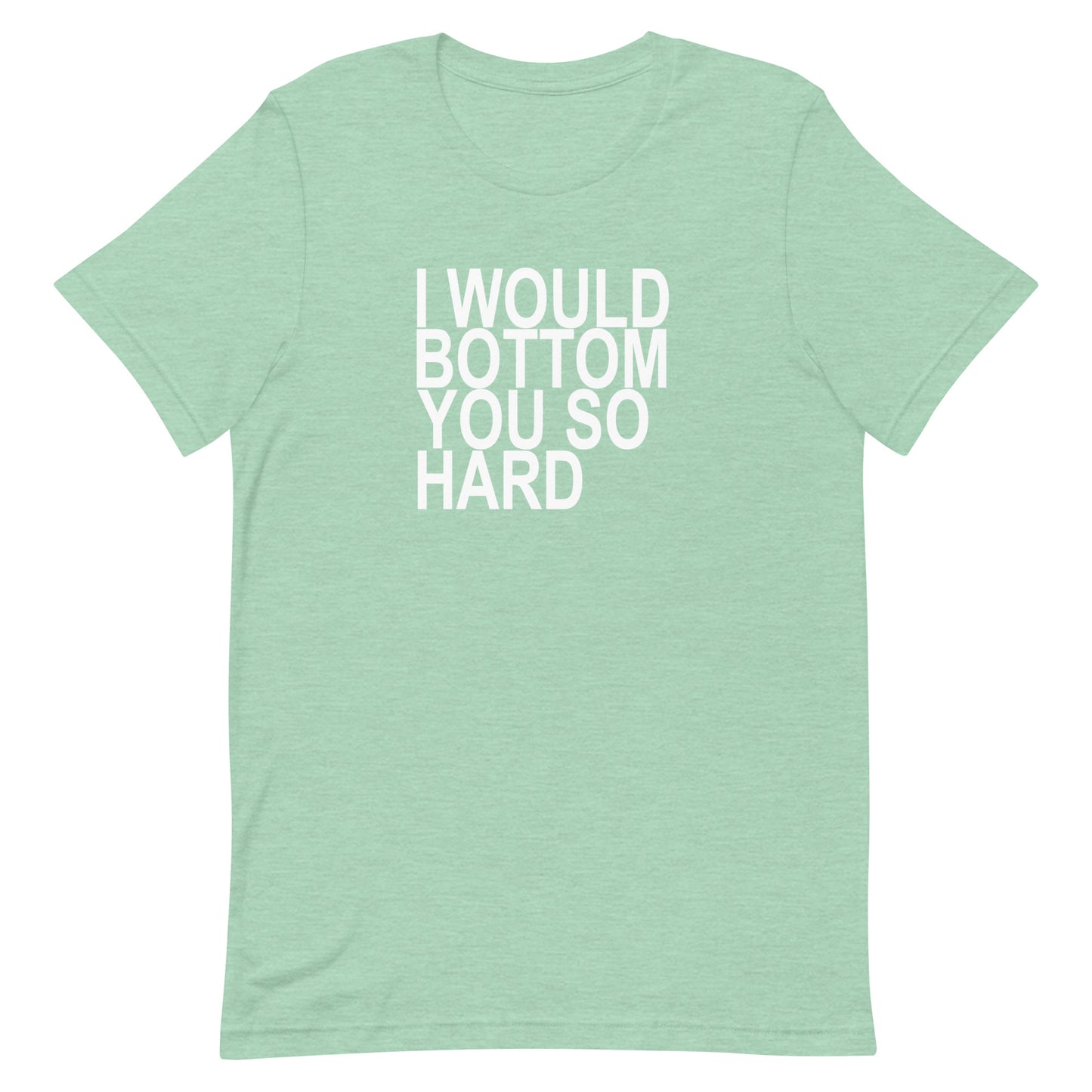 l Would Bottom You So Hard T-Shirt - Heather Prism Mint