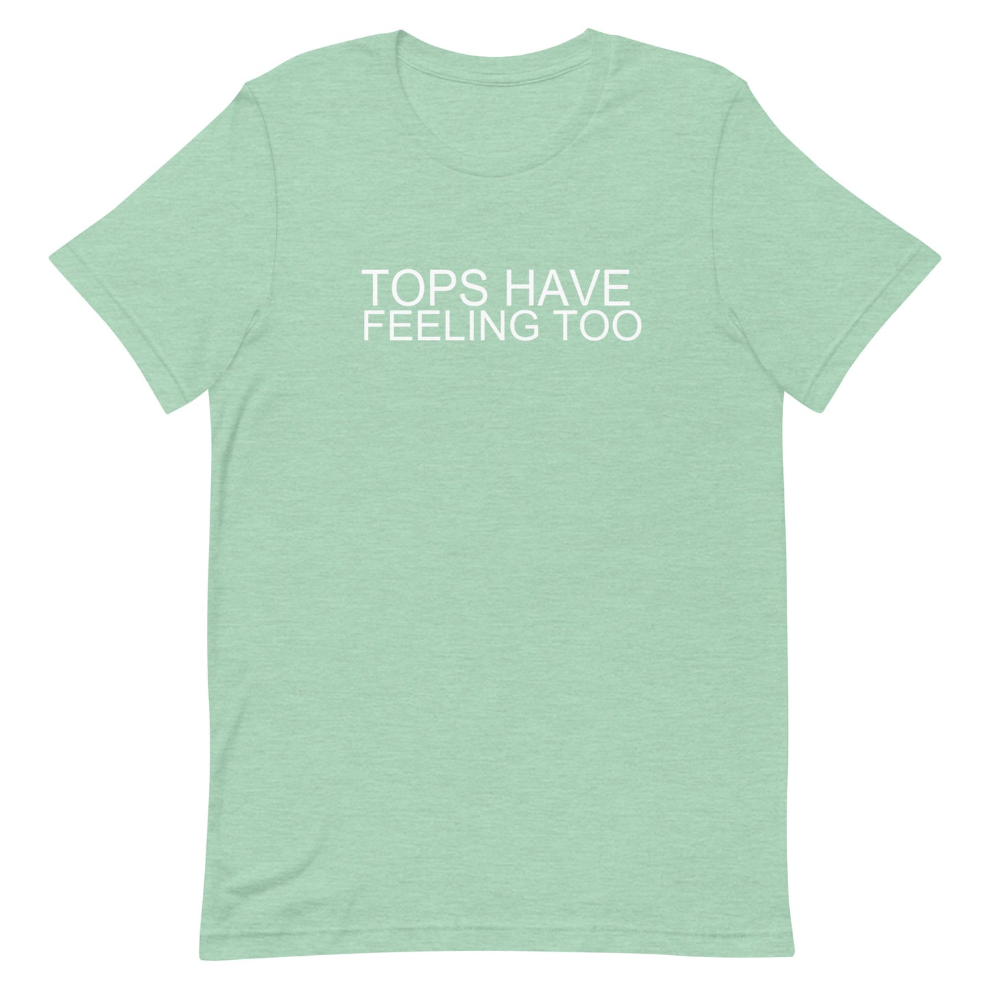 Tops Have Feeling Too T Shirt - Heather Prism Mint