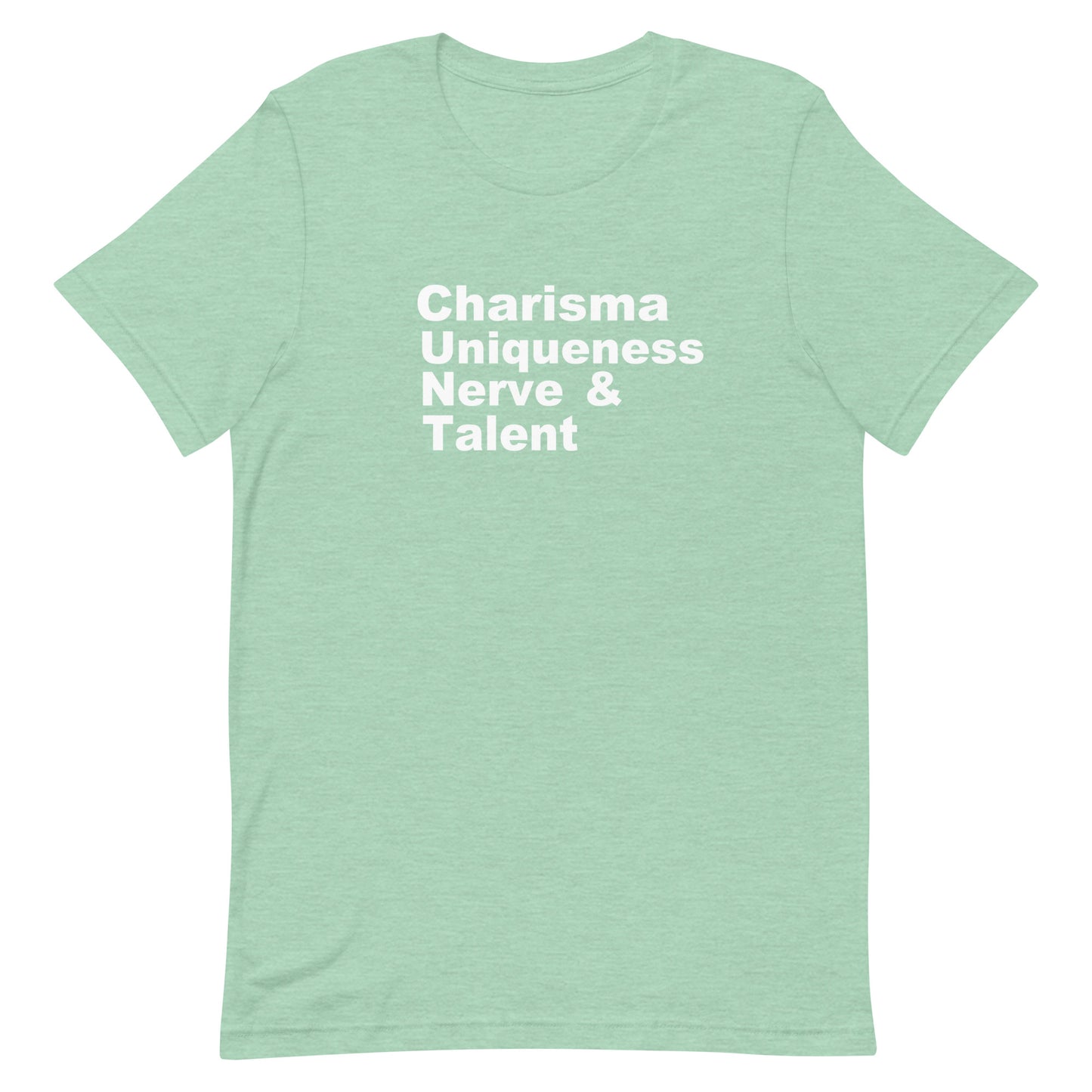 C.U.N.T. T Shirt - Heather Prism Mint