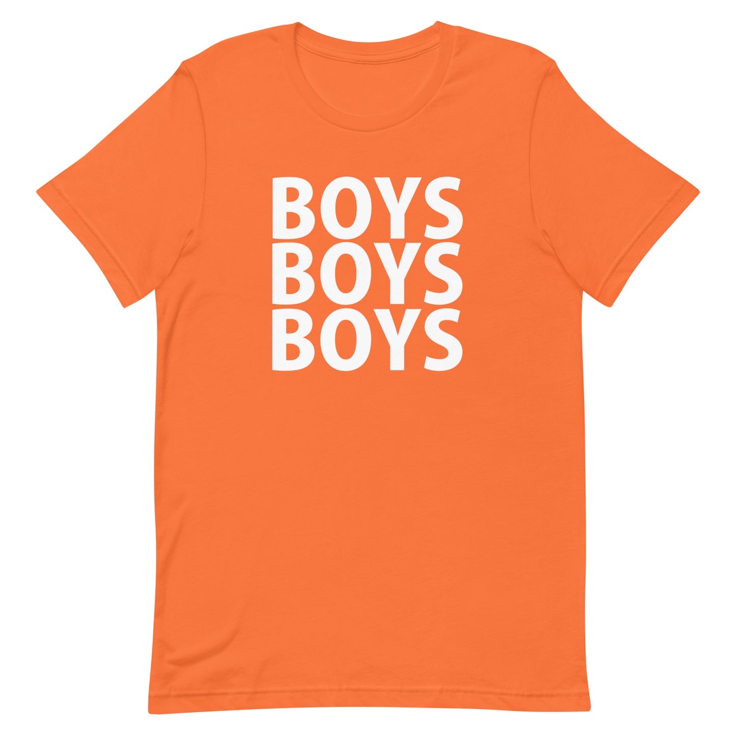 Boys Boys Boys T-Shirt - Orange