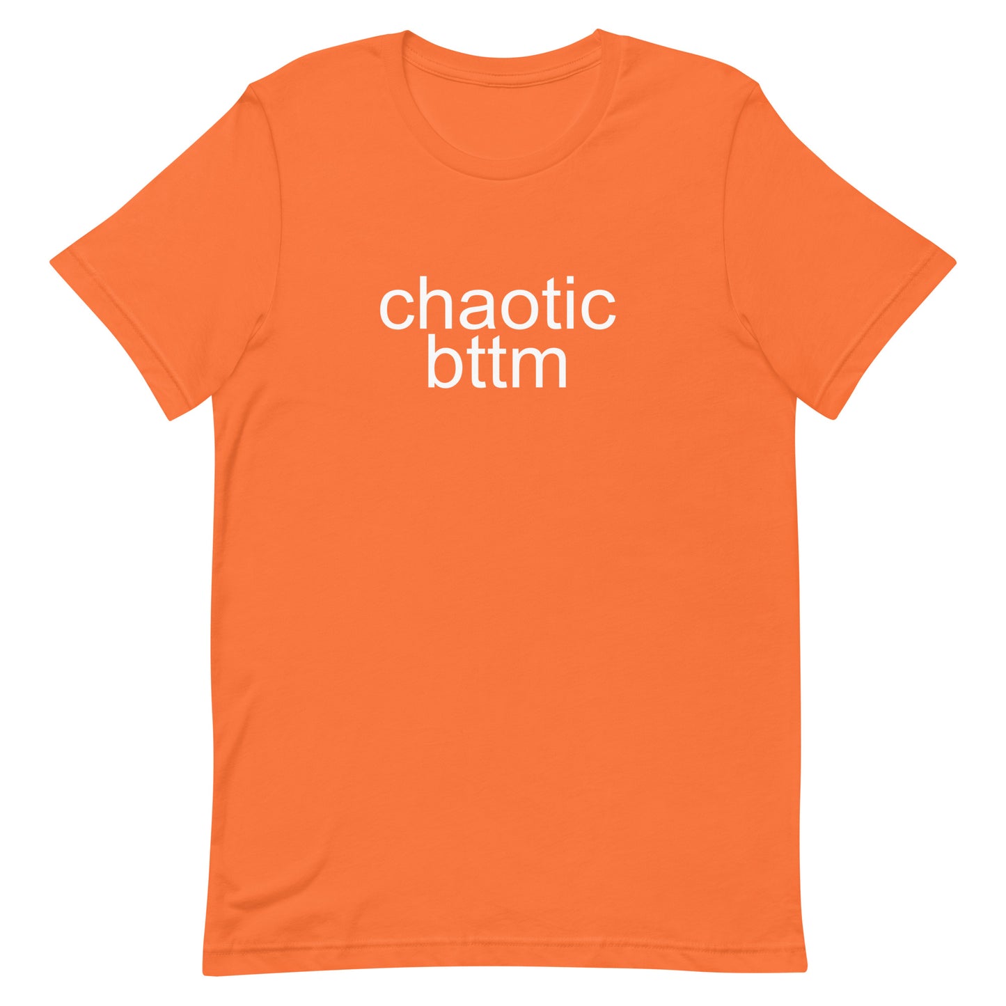 Chaotic Bttm T Shirt - Orange