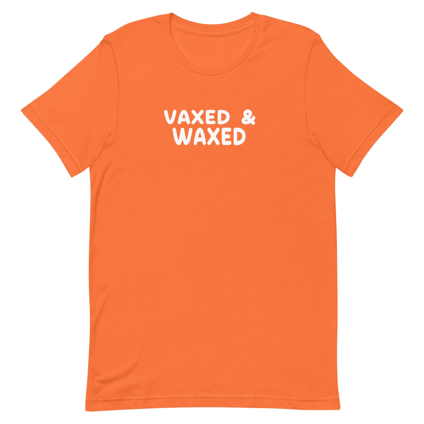 Vaxed & Waxed T Shirt - Orange