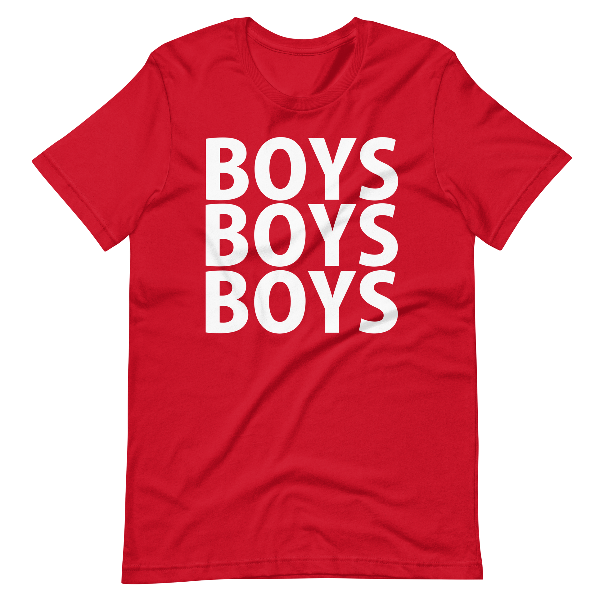 Boys Boys Boys T-Shirt - Red