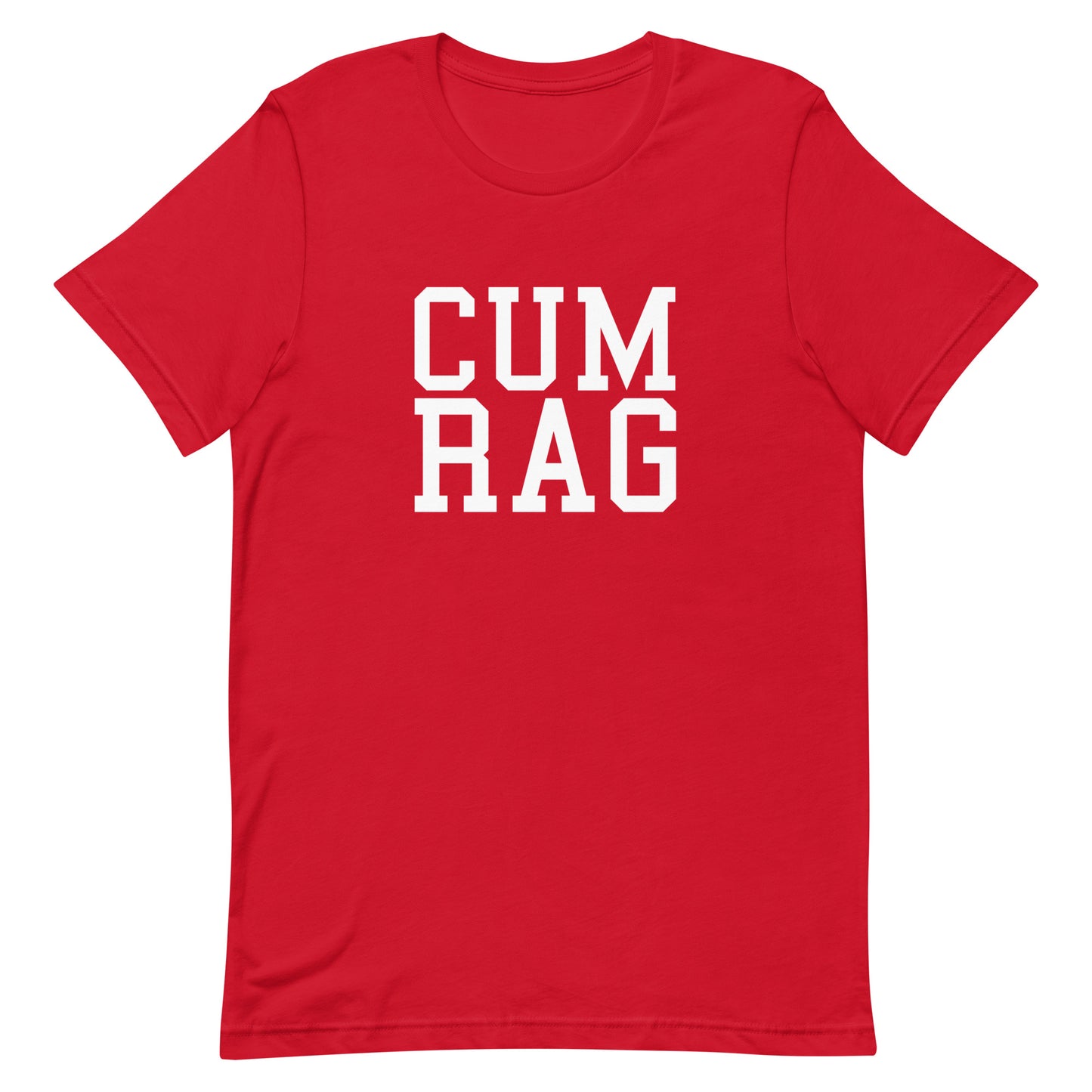 Cum Rag T Shirt - Red