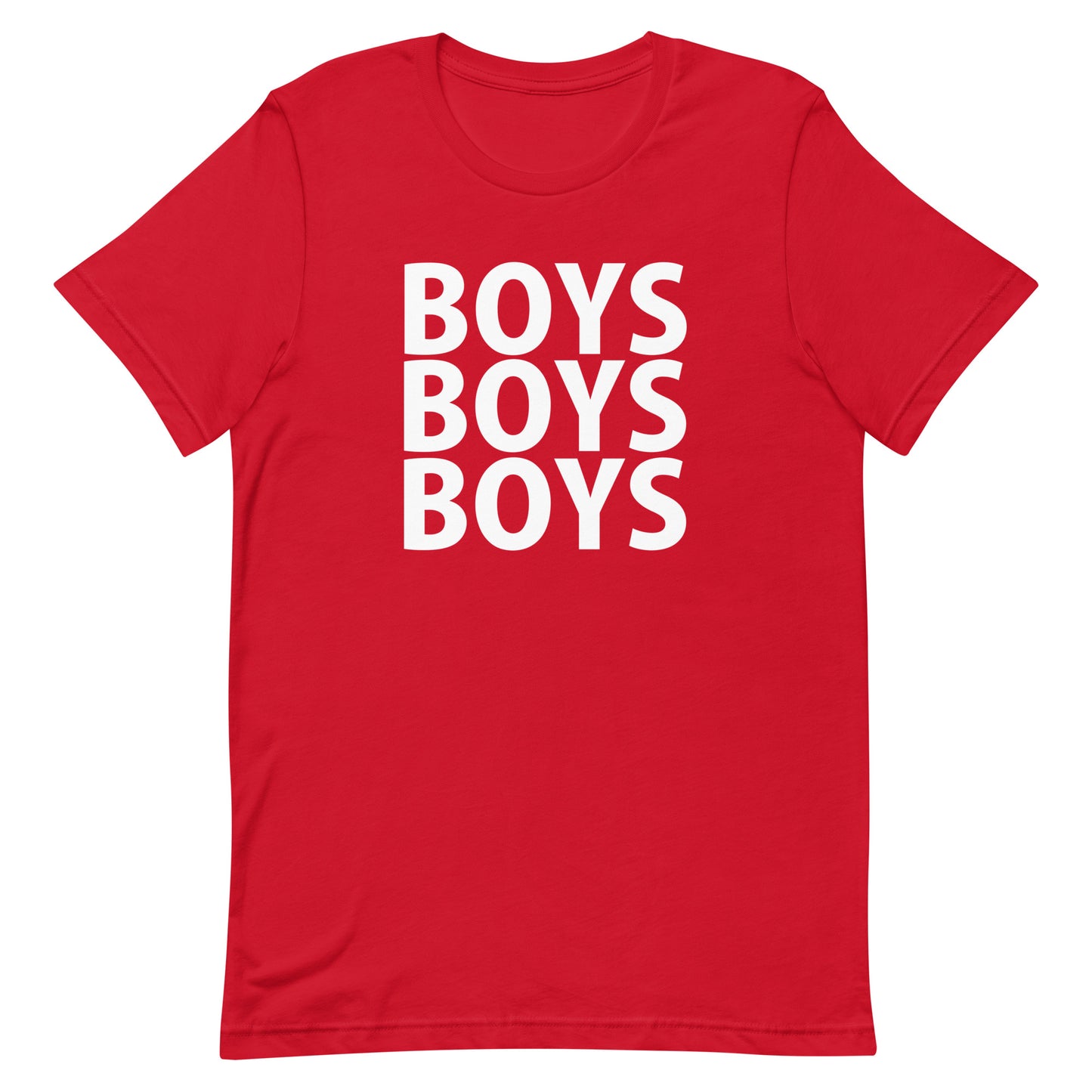 Boys Boys Boys T-Shirt - Red