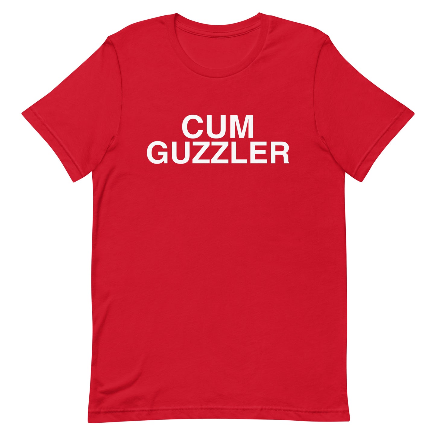 Cum Guzzler T Shirt - Red