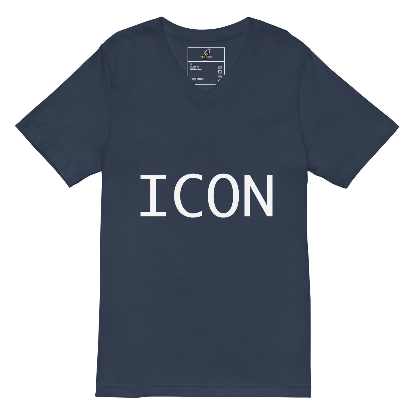 ICON V-Neck T-Shirt - Navy